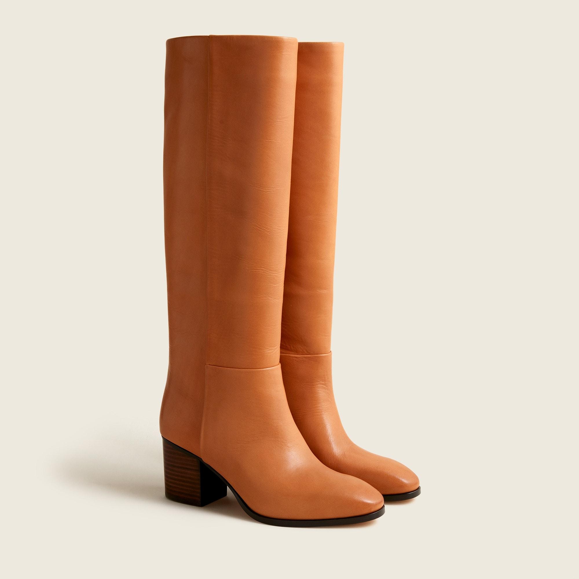 J.Crew Sadie Knee-high Boots In Leather in Brown |