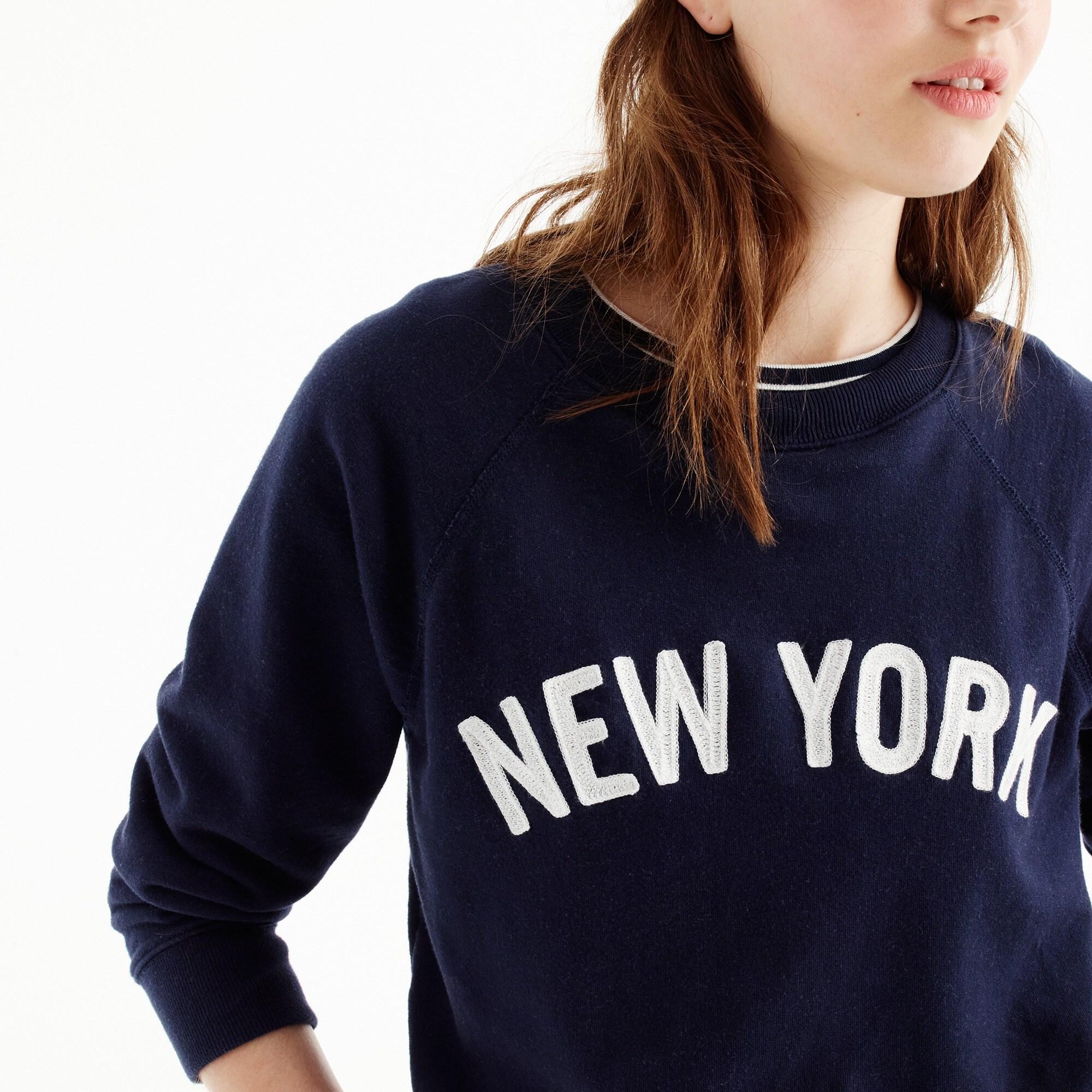 J.Crew New York Sweatshirt in Blue | Lyst