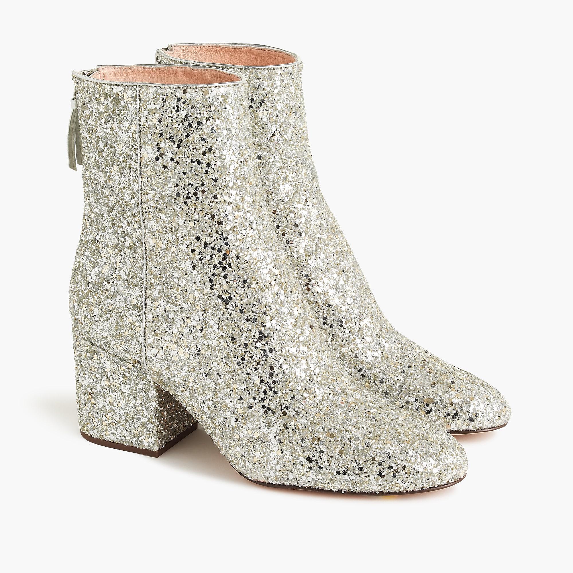 J.Crew Sadie Ankle Boots In Glitter | Lyst