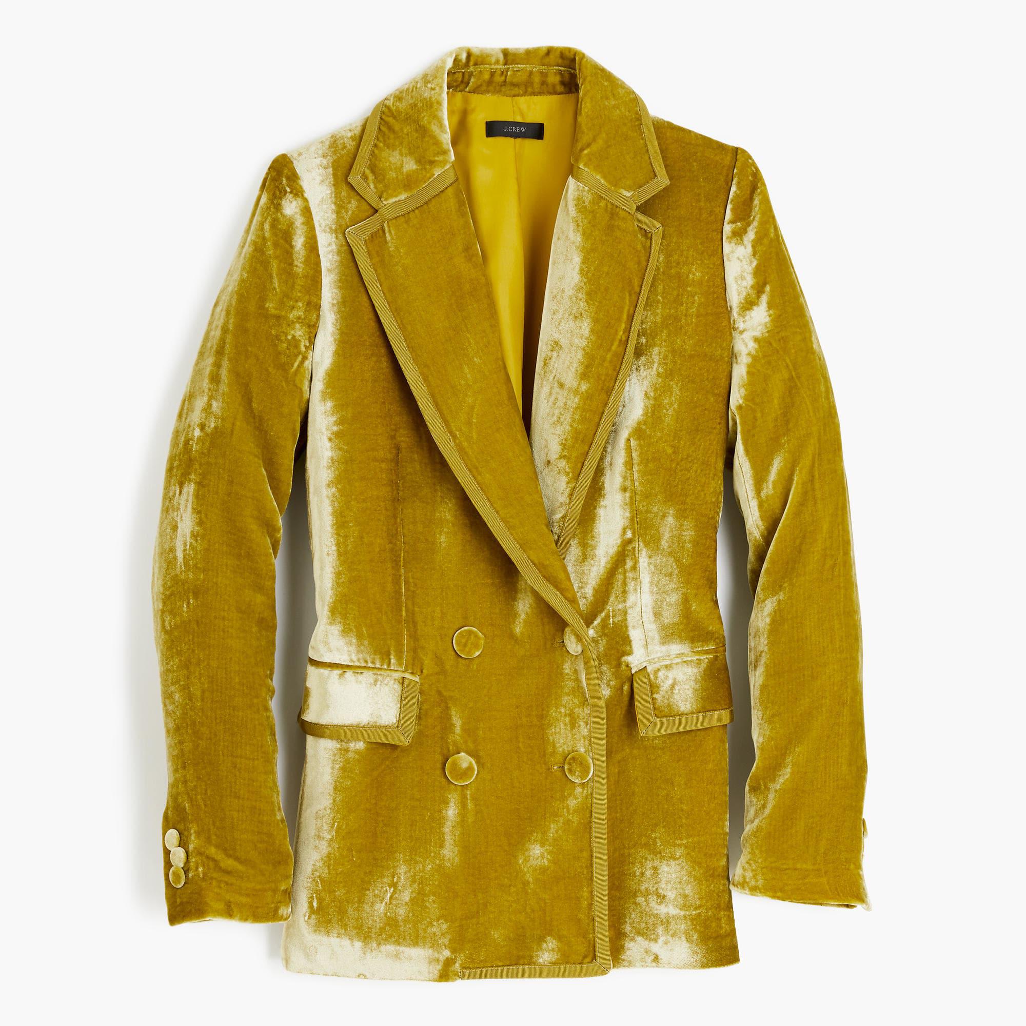 j crew velvet jacket