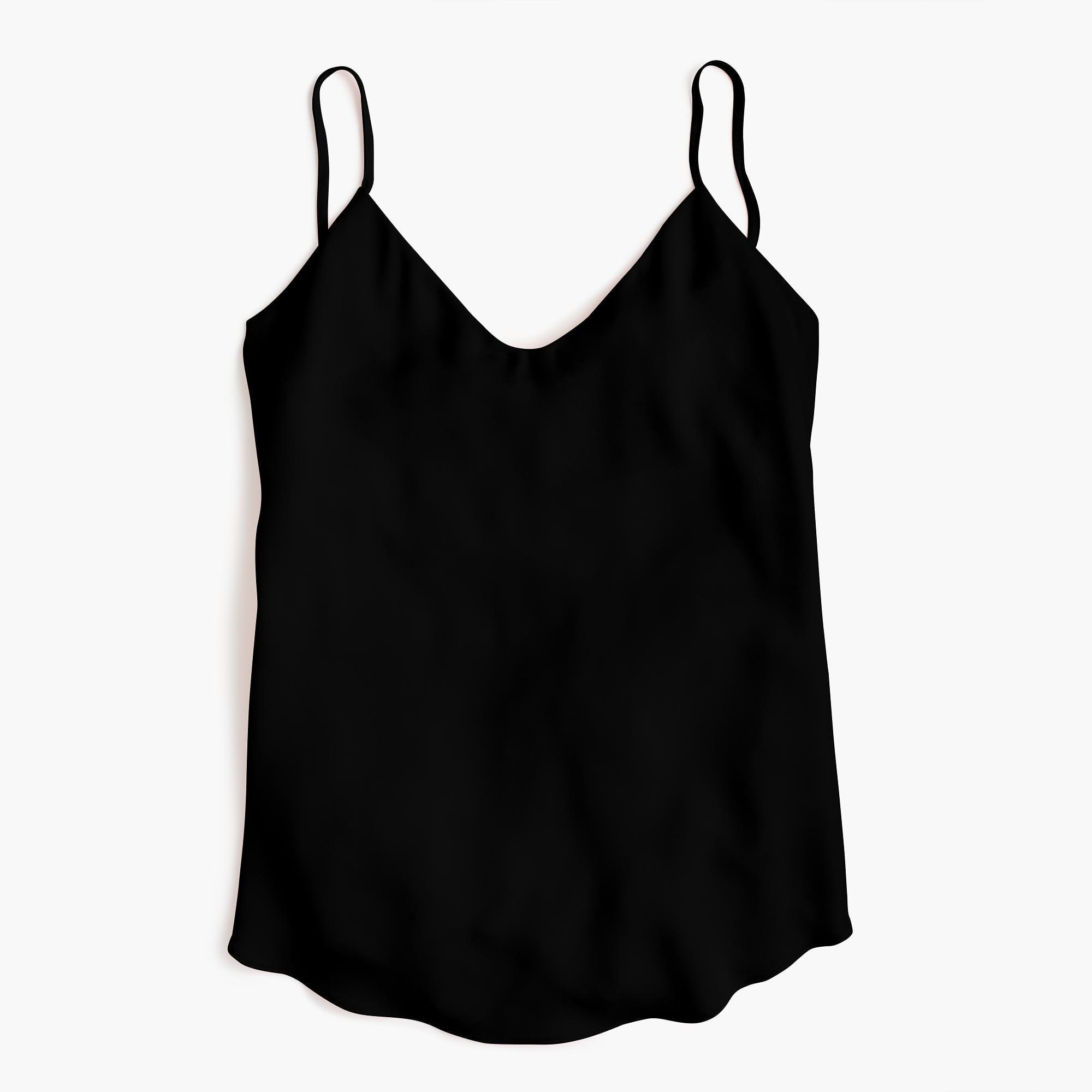 J.Crew Vneck Camisole in Black Save 41 Lyst