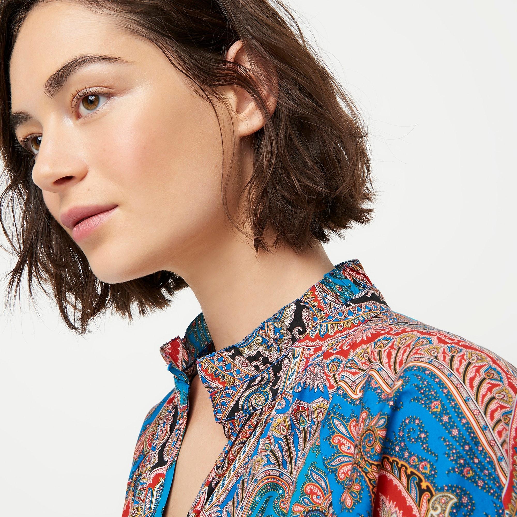 J crew paisley dress cheap