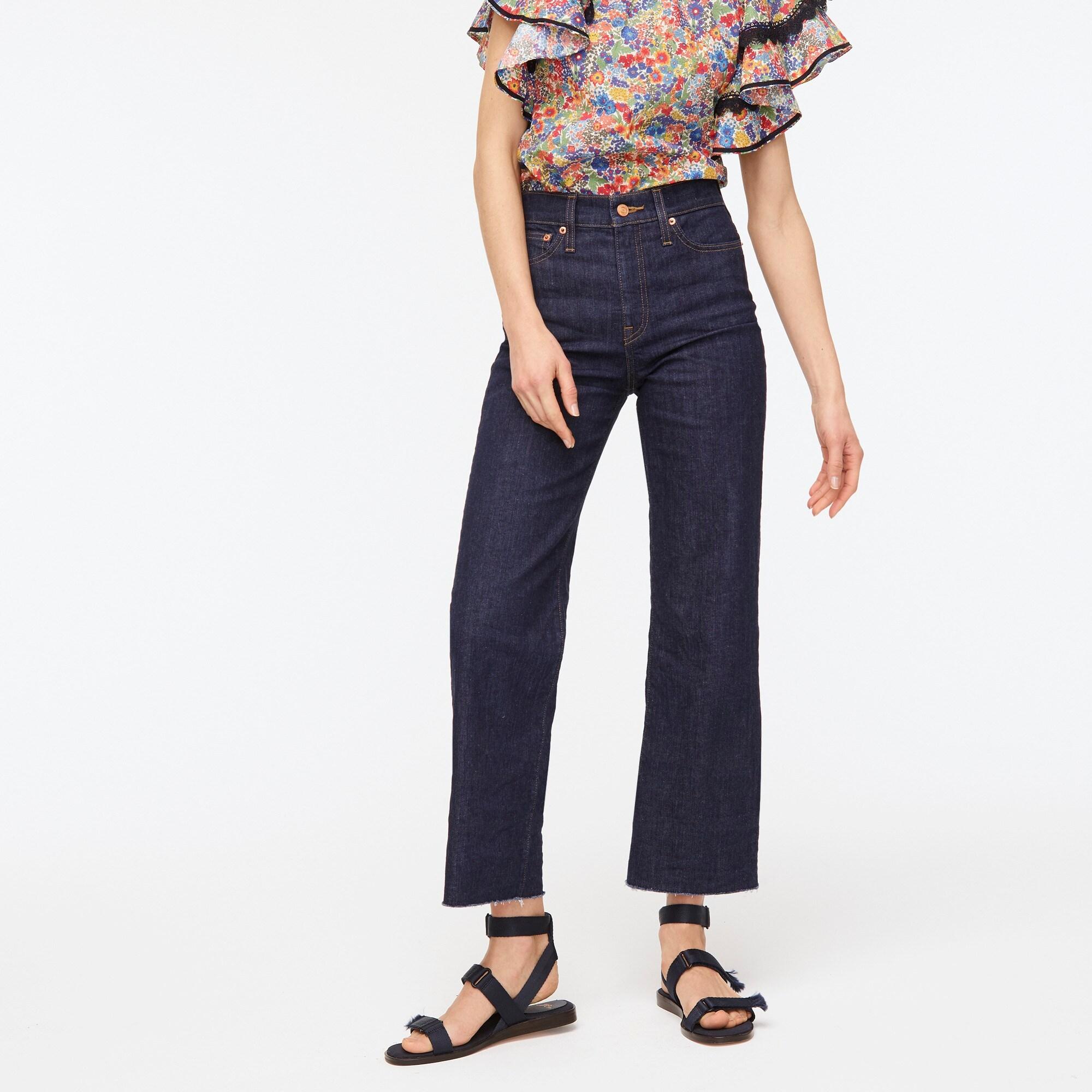 j crew slim wide leg jeans
