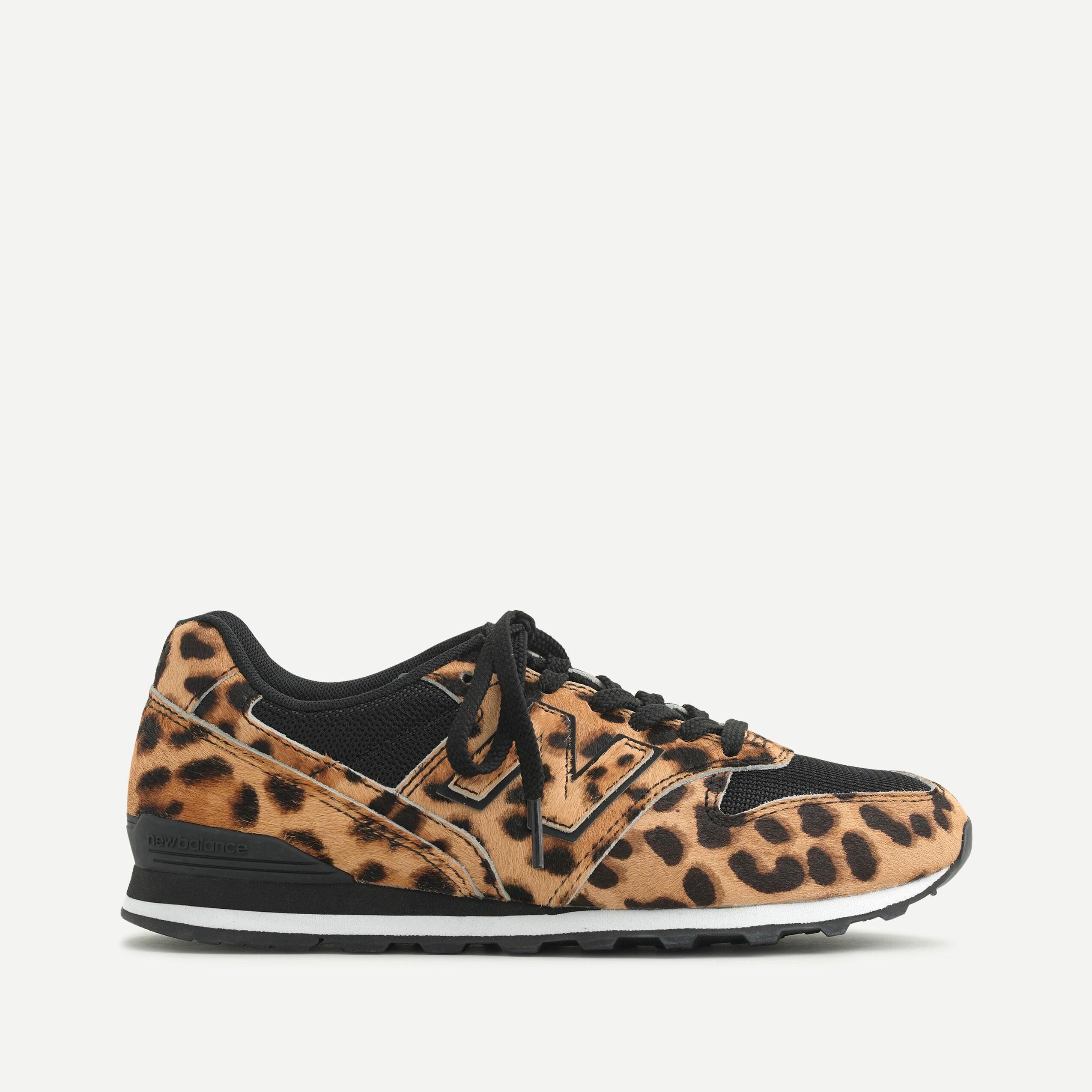 New Balance ® X J.crew 996 Sneakers In Leopard Calf Hair | Lyst