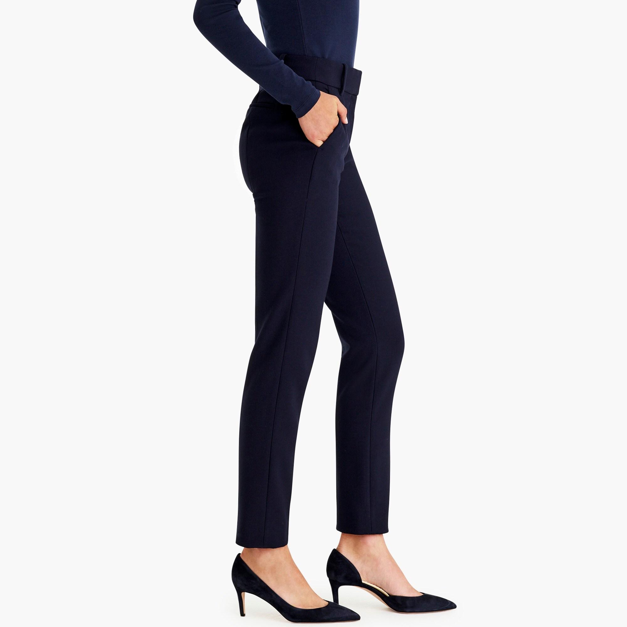 J.Crew Synthetic Fulllength Cameron Pant In Fourseason Stretch in Navy (Blue) Lyst