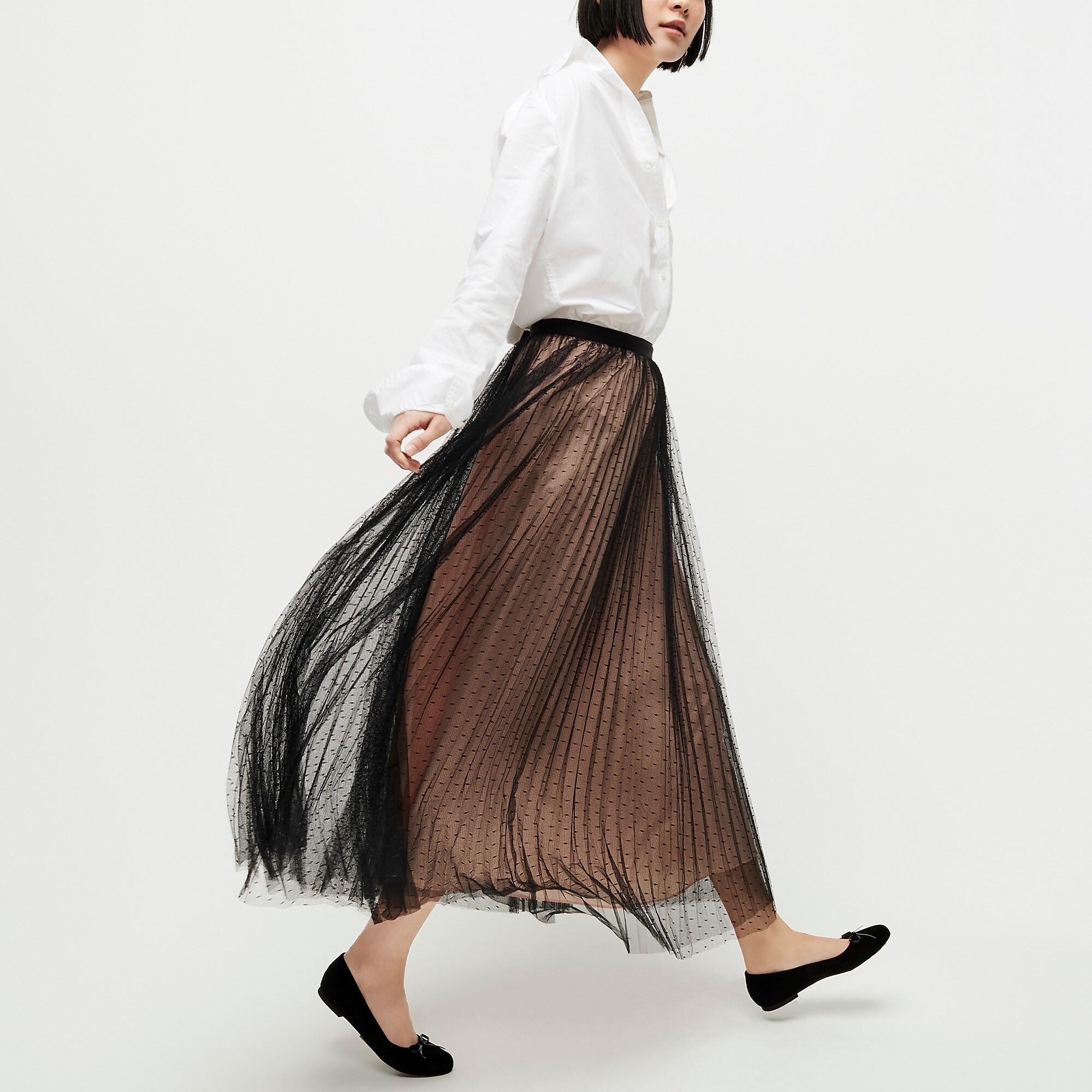 tulle skirt polka dot