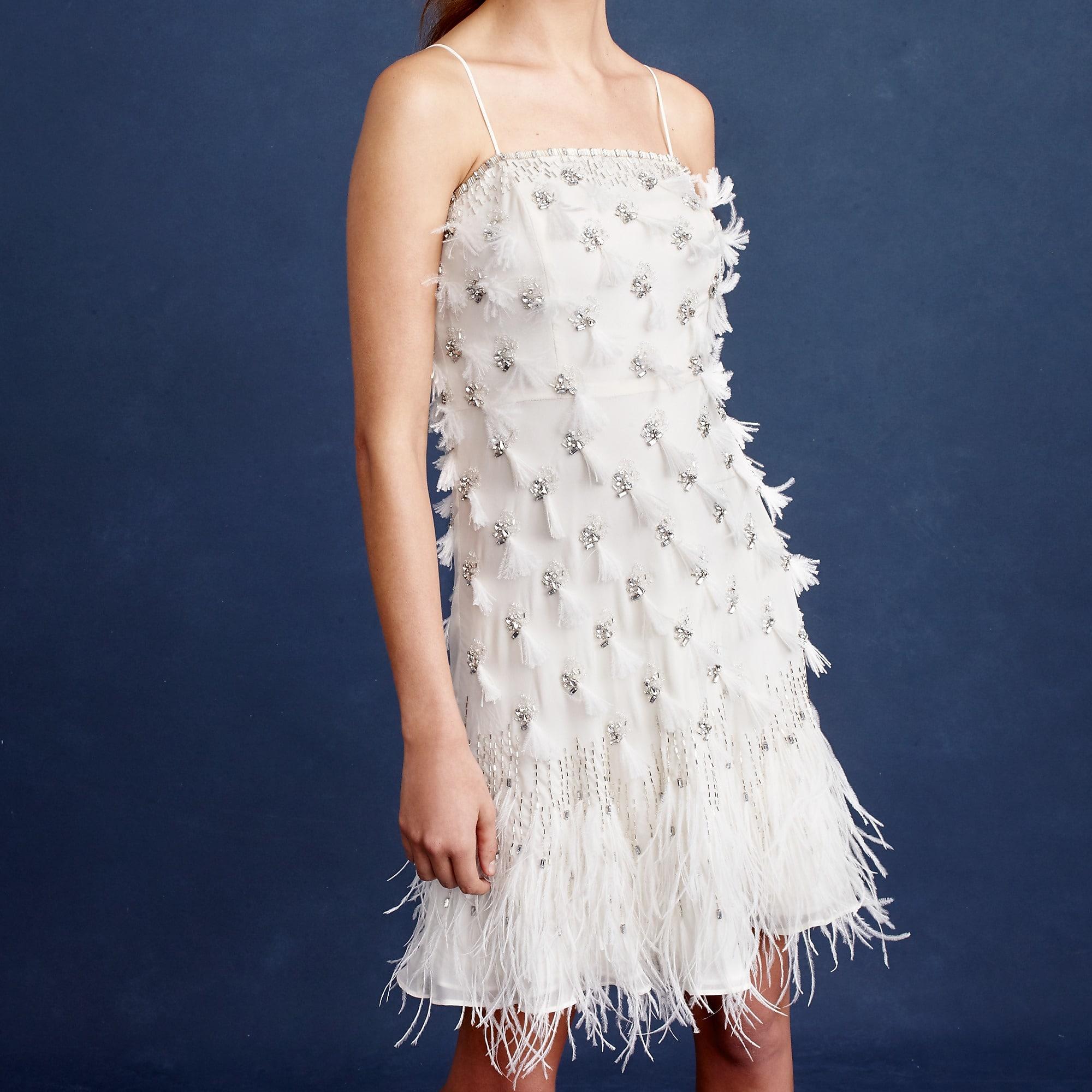 feather flapper dress