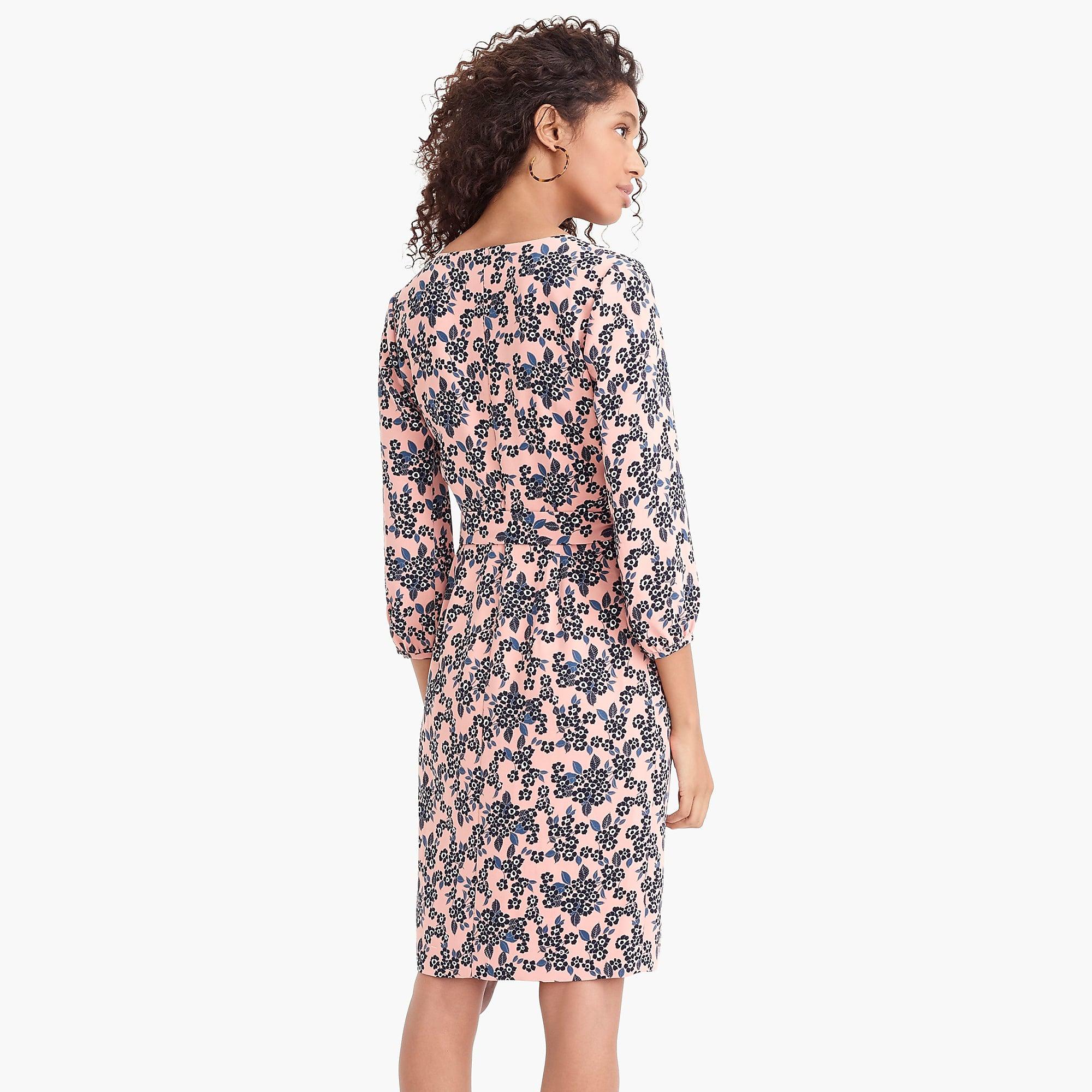 wrap dress in 365 crepe
