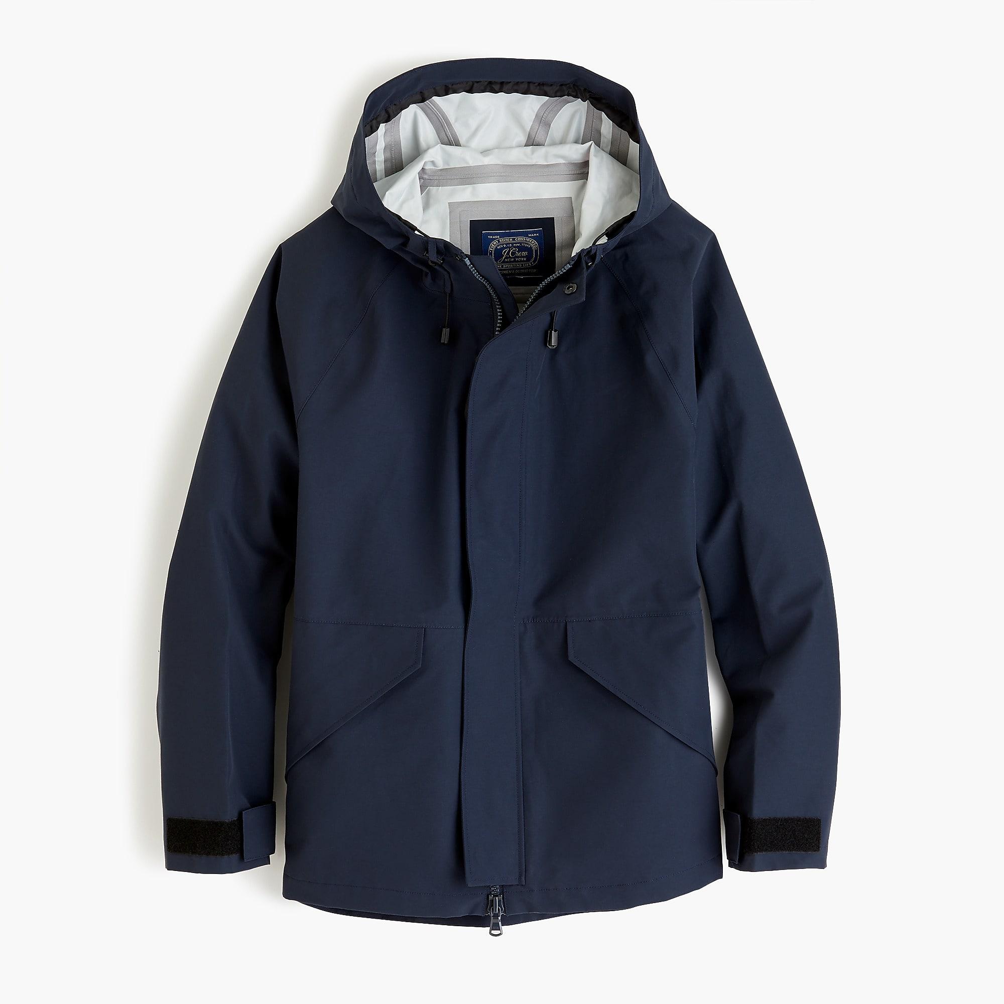 j crew waterproof jacket