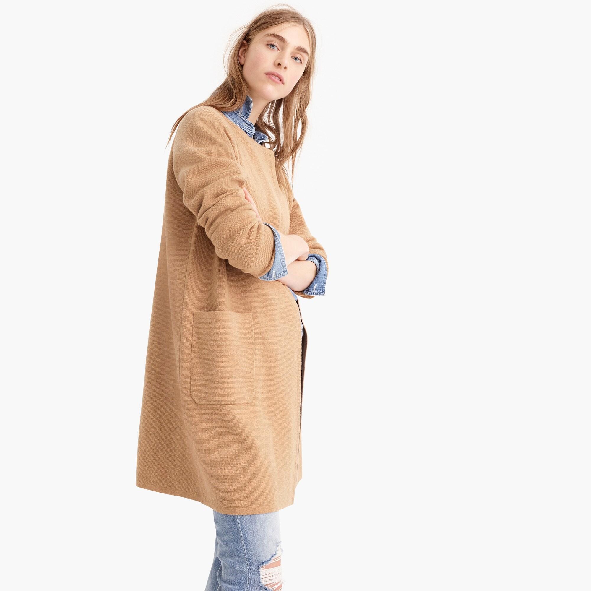 j crew juliette collarless sweater
