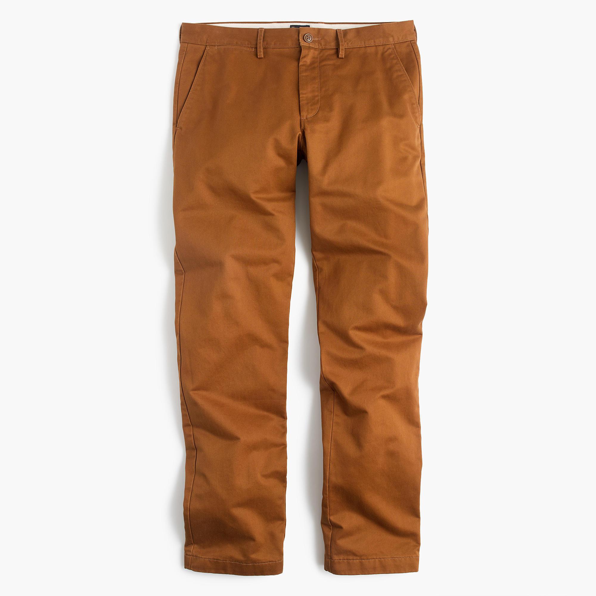 J.Crew 770 Straightfit Flannellined Cabin Pant in Brown for Men Lyst