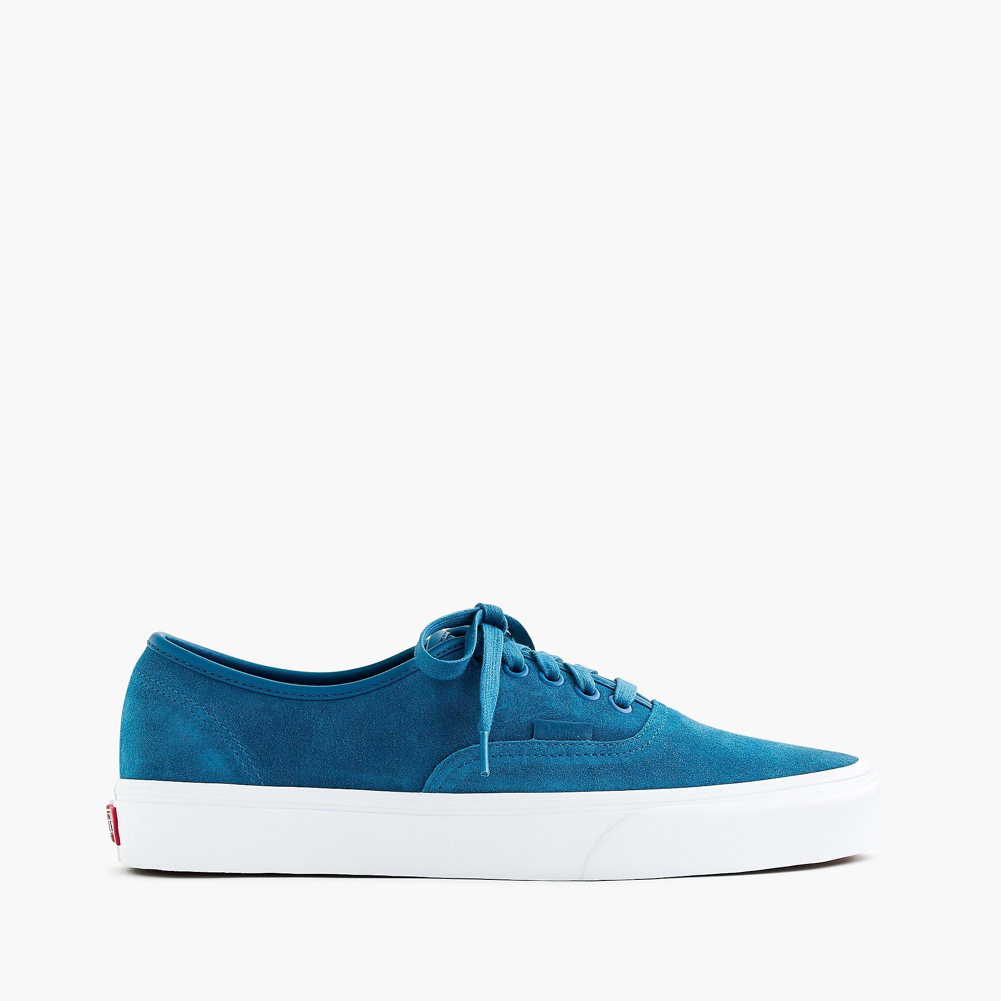 Vans Soft Suede Authentic Sneakers in Blue Sapphire (Blue) for Men - Lyst