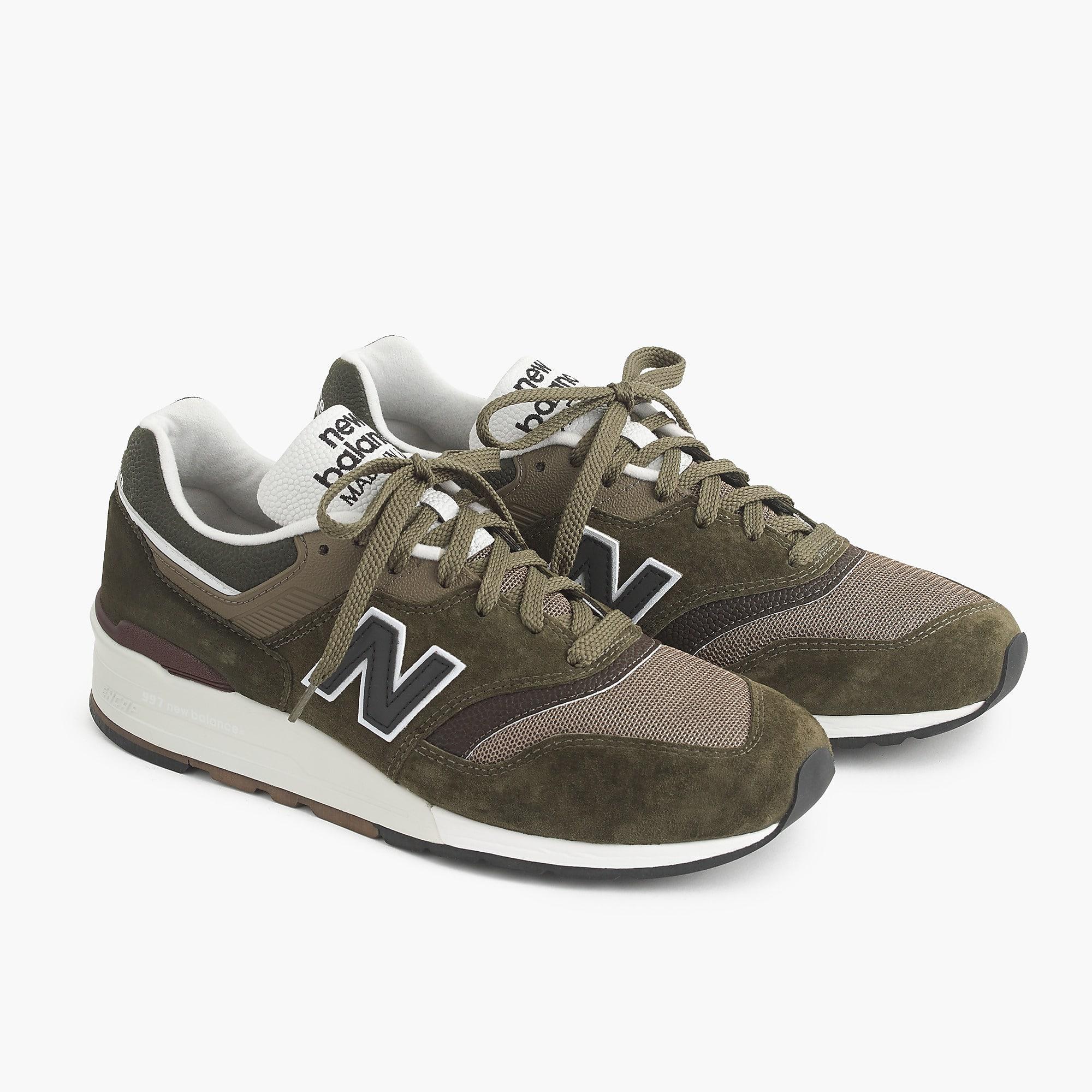 New Balance Suede 997 Camo Sneakers in Military (Green) for Men - Lyst