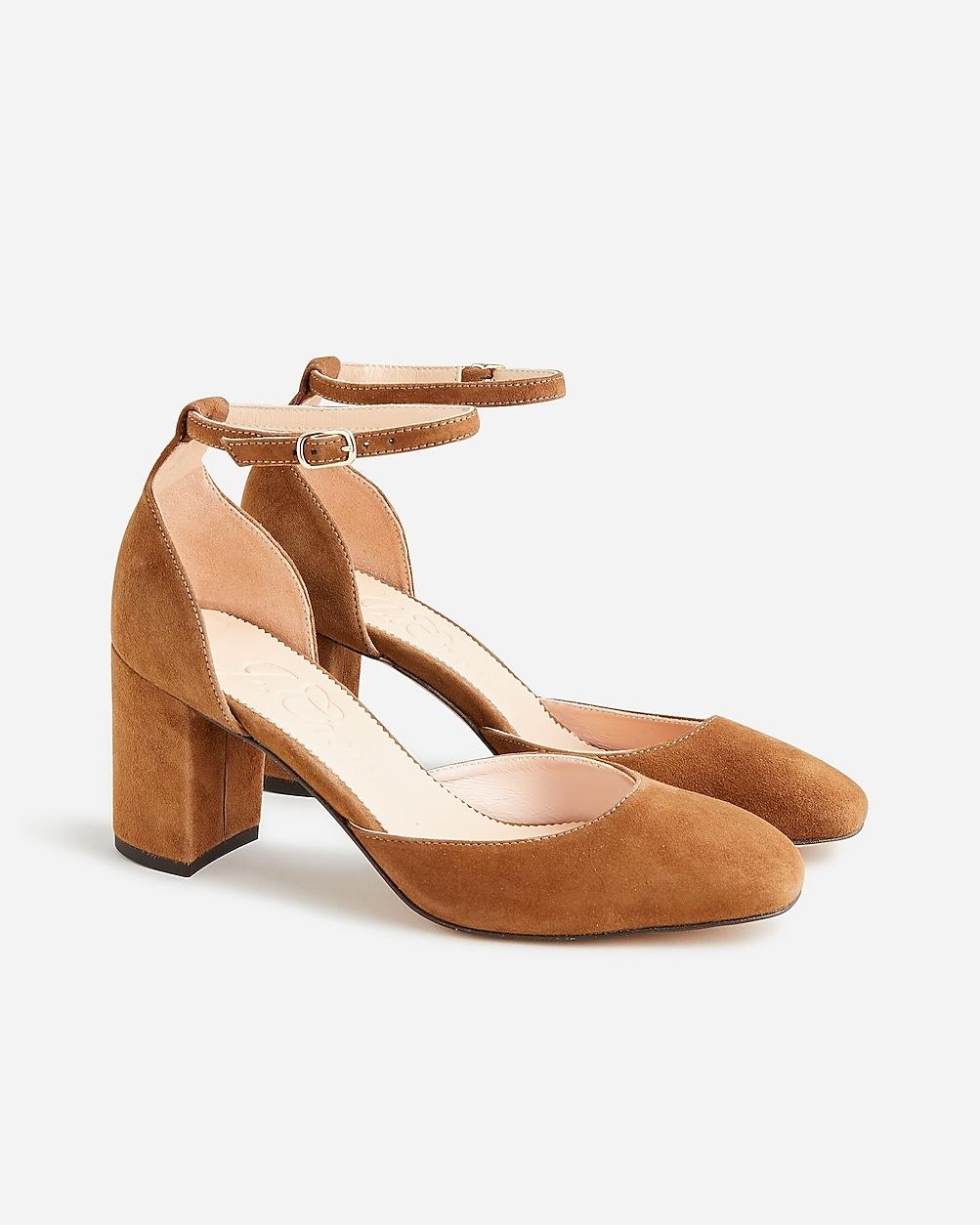 J.Crew Maisie AnkleStrap Heels Lyst
