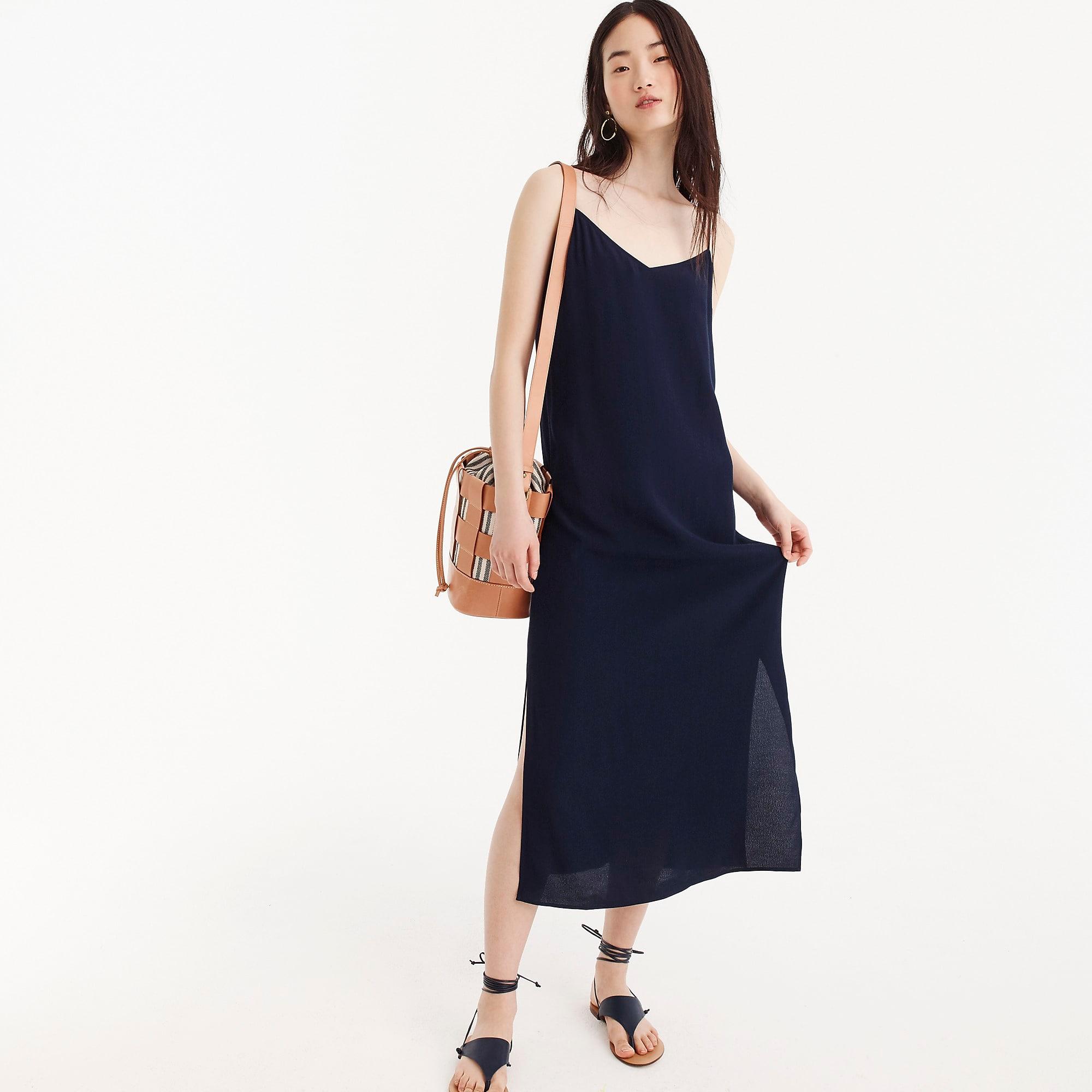 j crew slip dress