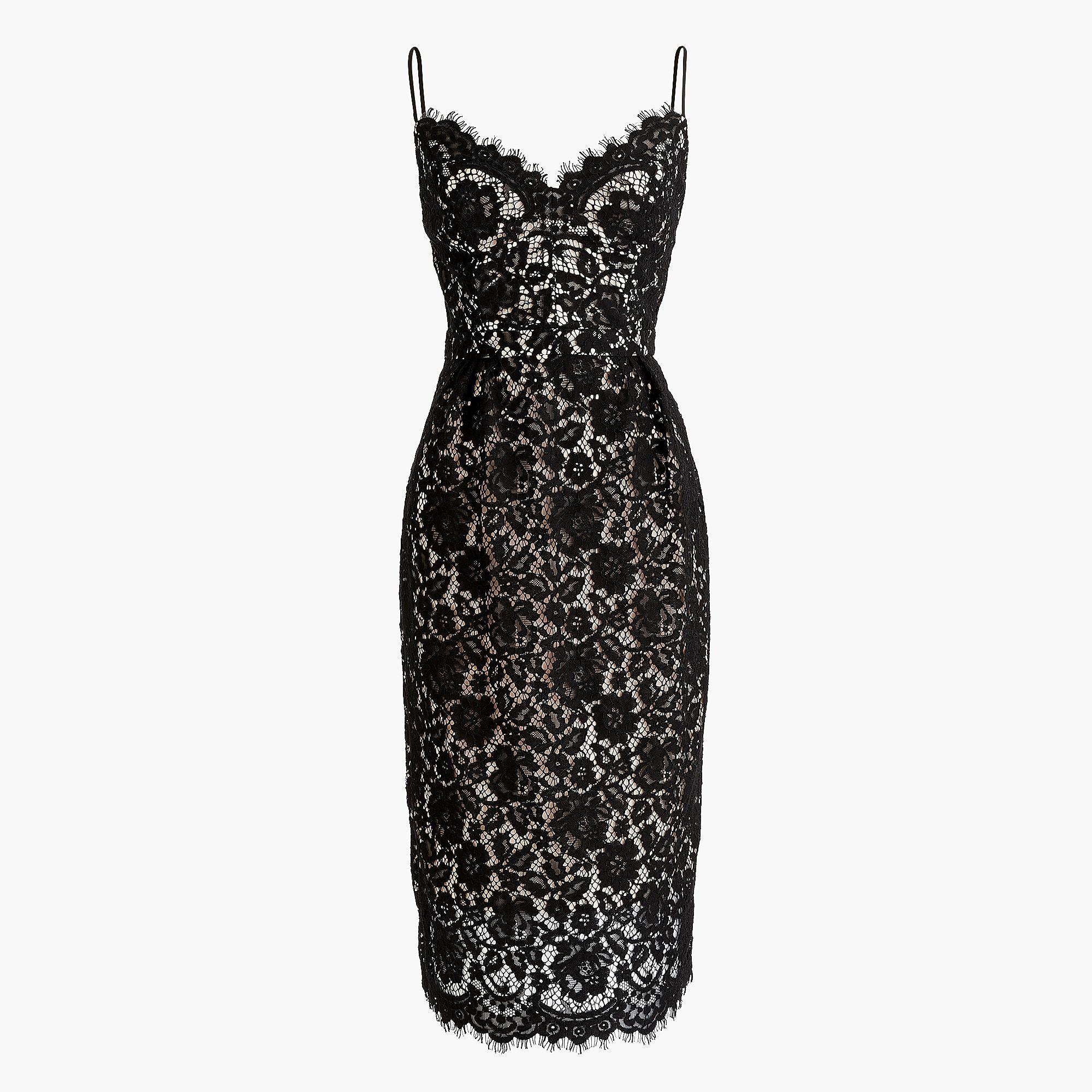 casual black spaghetti strap dress