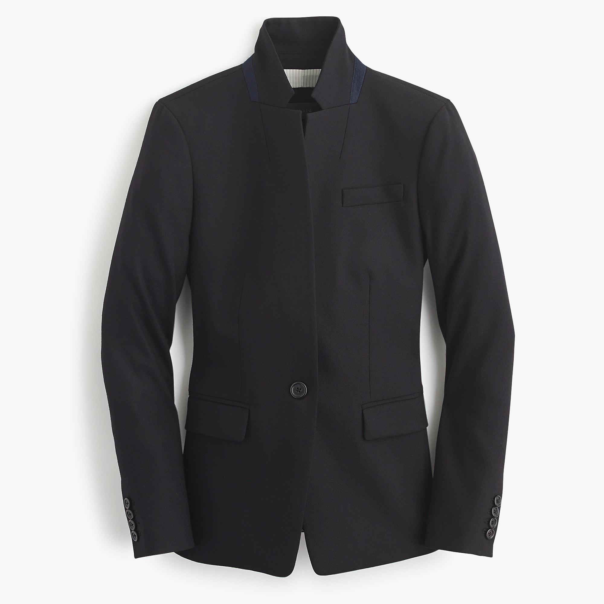 Lyst - J.Crew Petite Regent Blazer In Wool Flannel in Black