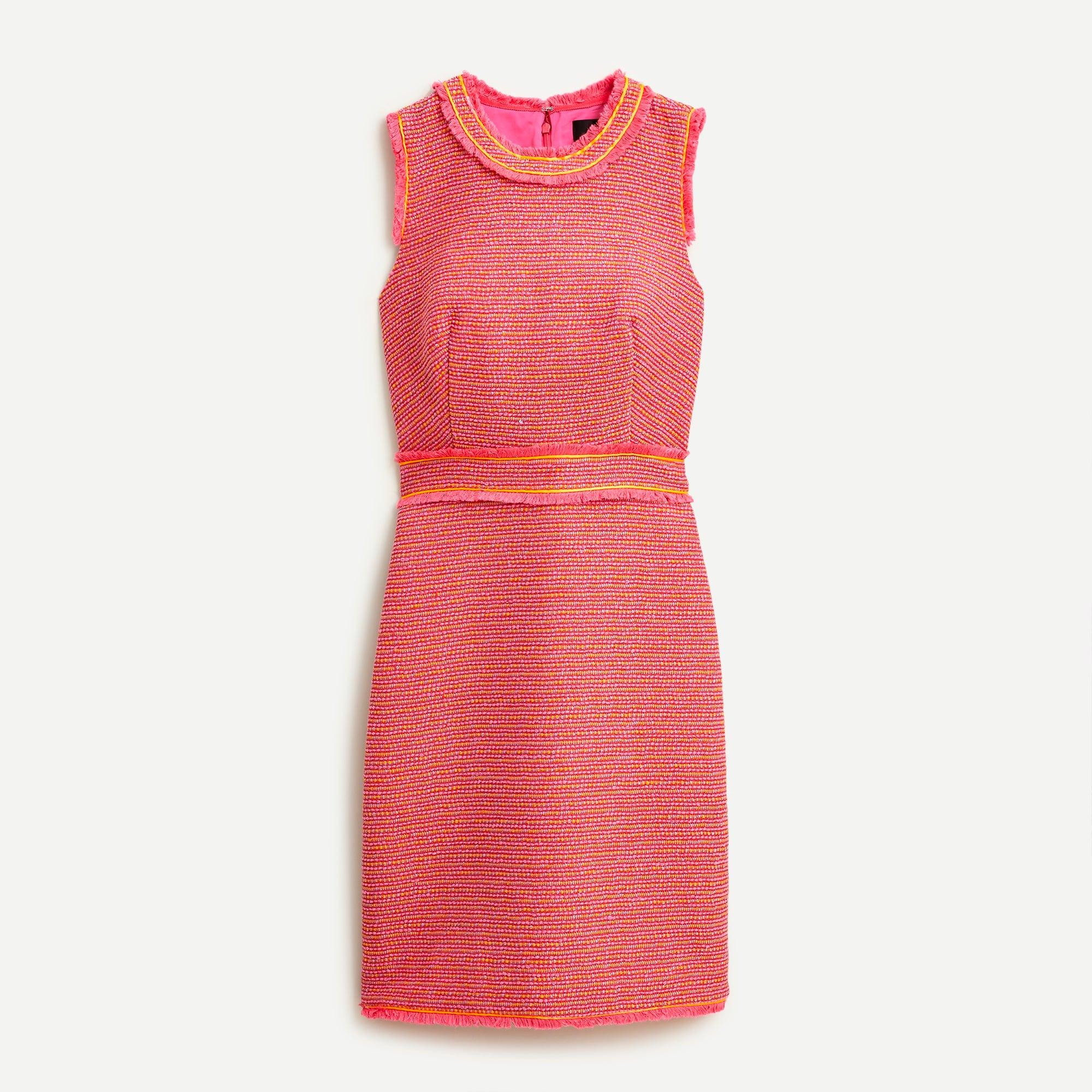 tweed pink dress