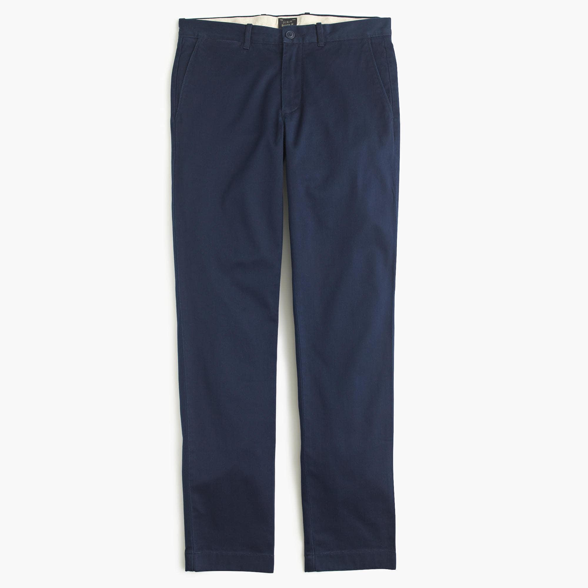 J.Crew Stretch Chino Pant In 770 Straight Fit in Blue for Men - Lyst