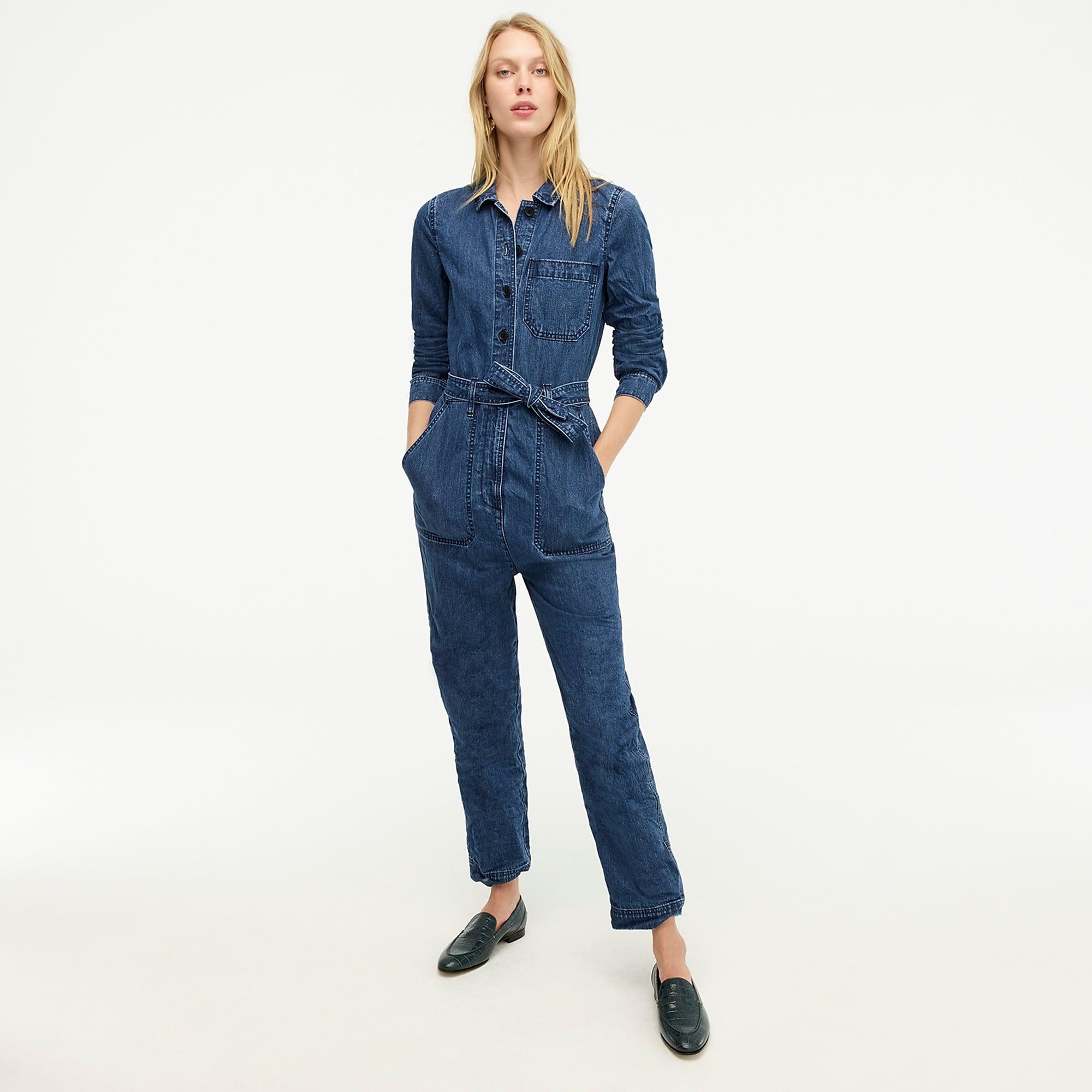 vintage denim boiler suit