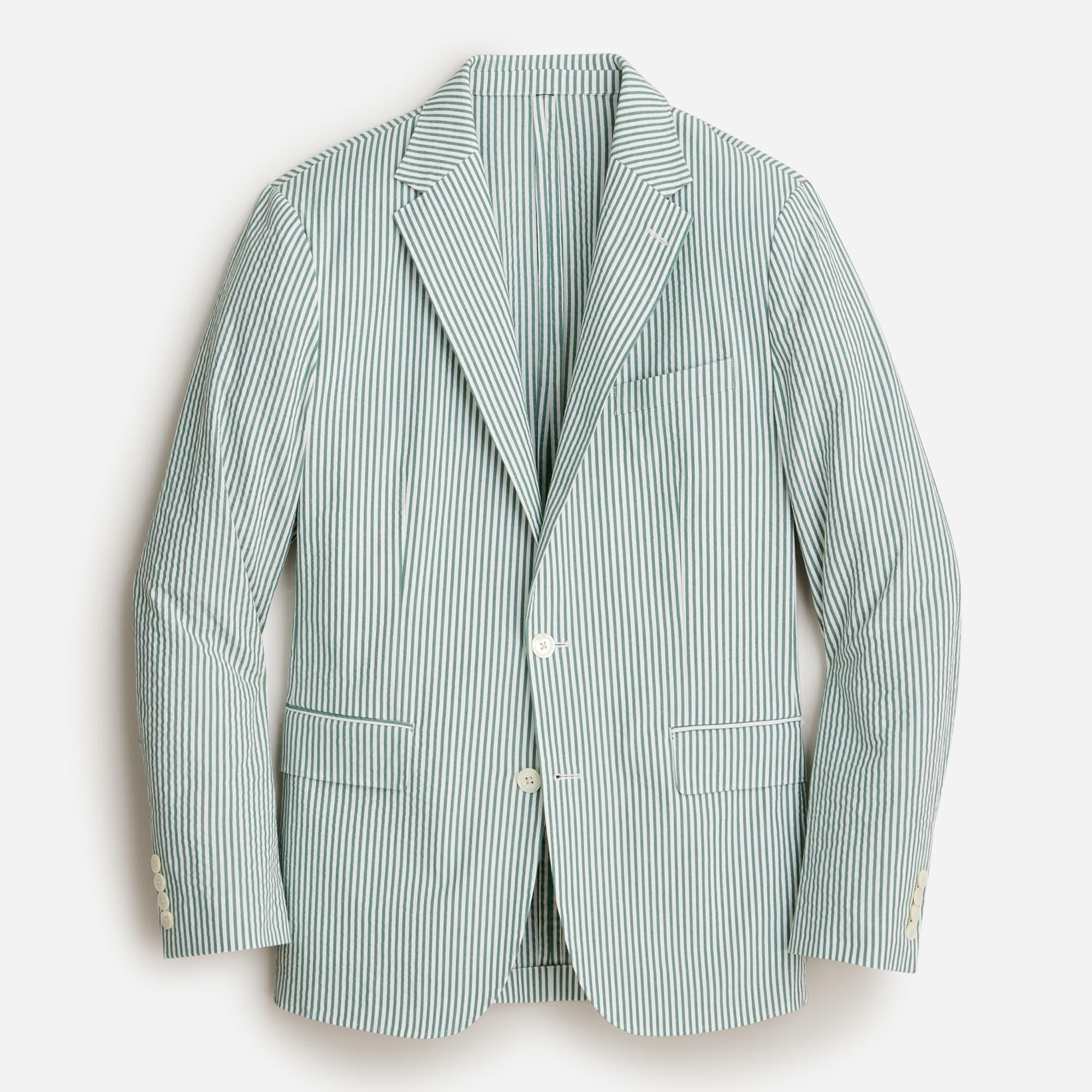 J.Crew Crosby Classicfit Unstructured Suit Jacket In Seersucker in
