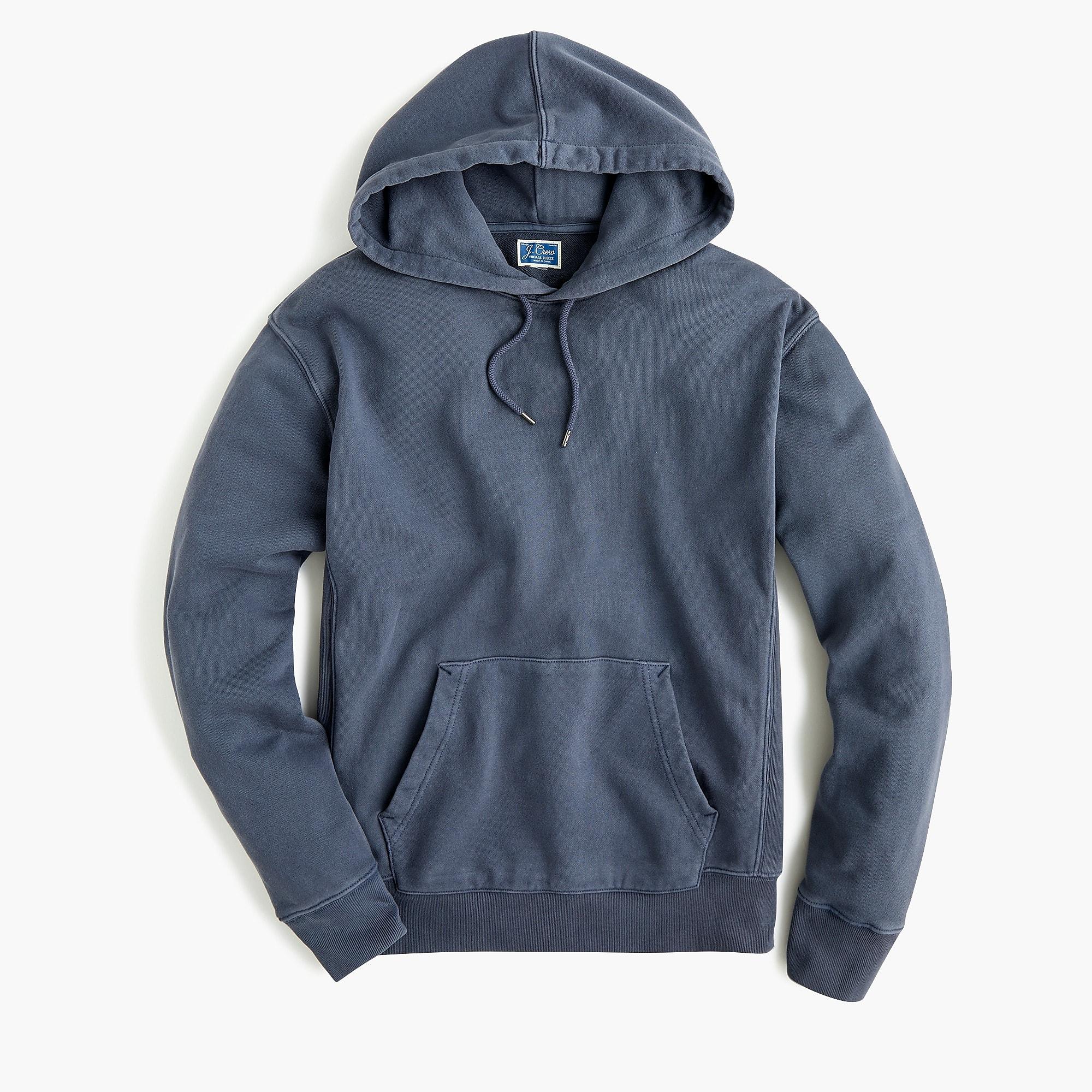J.Crew Cotton Tall Garment-dyed French Terry Hoodie in Blue for Men - Lyst