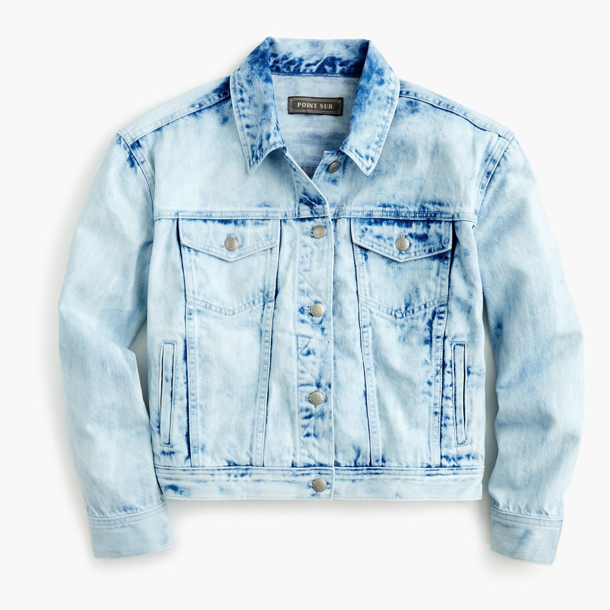 cloud wash denim jacket