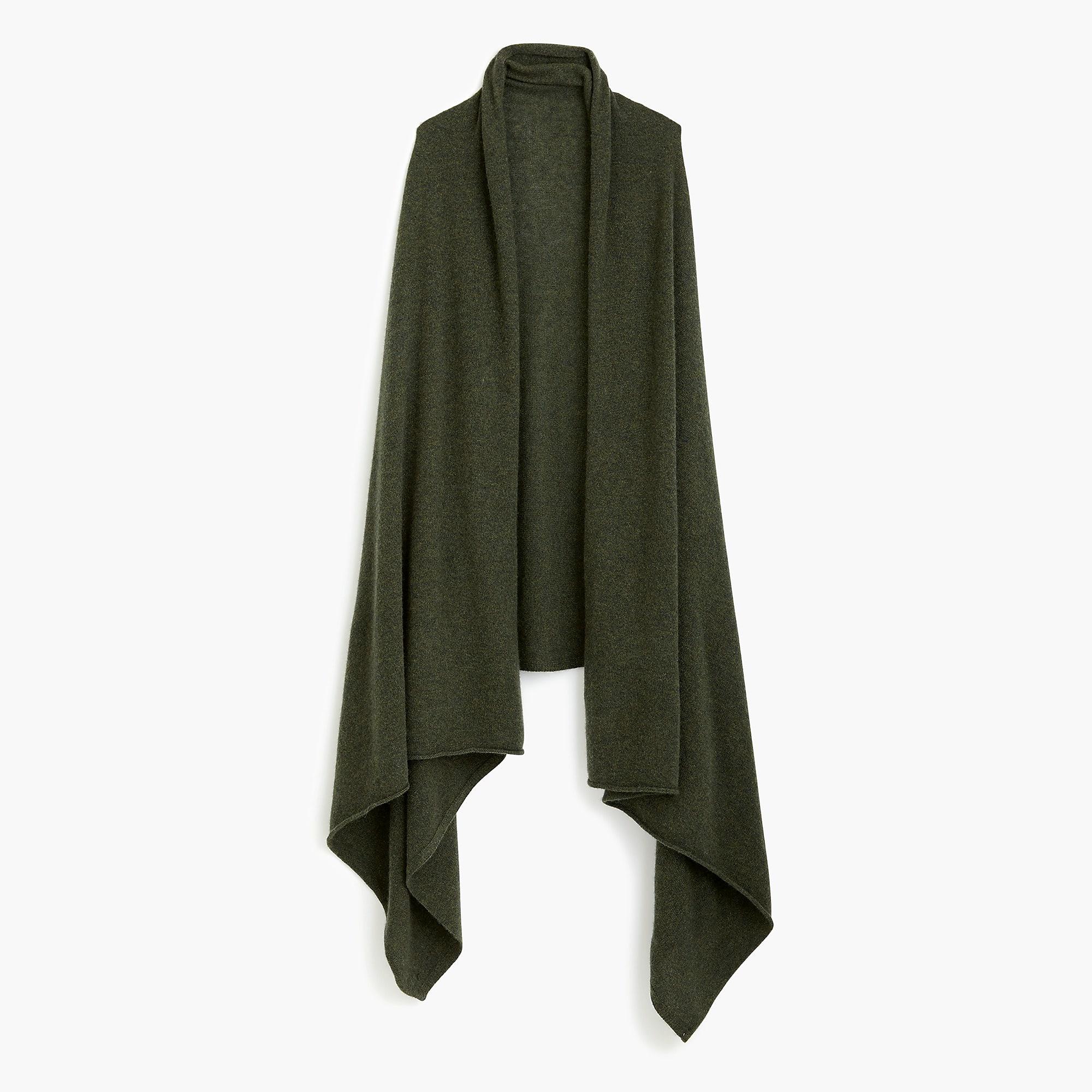 J.Crew Oversized Cashmere Wrap in Green - Lyst