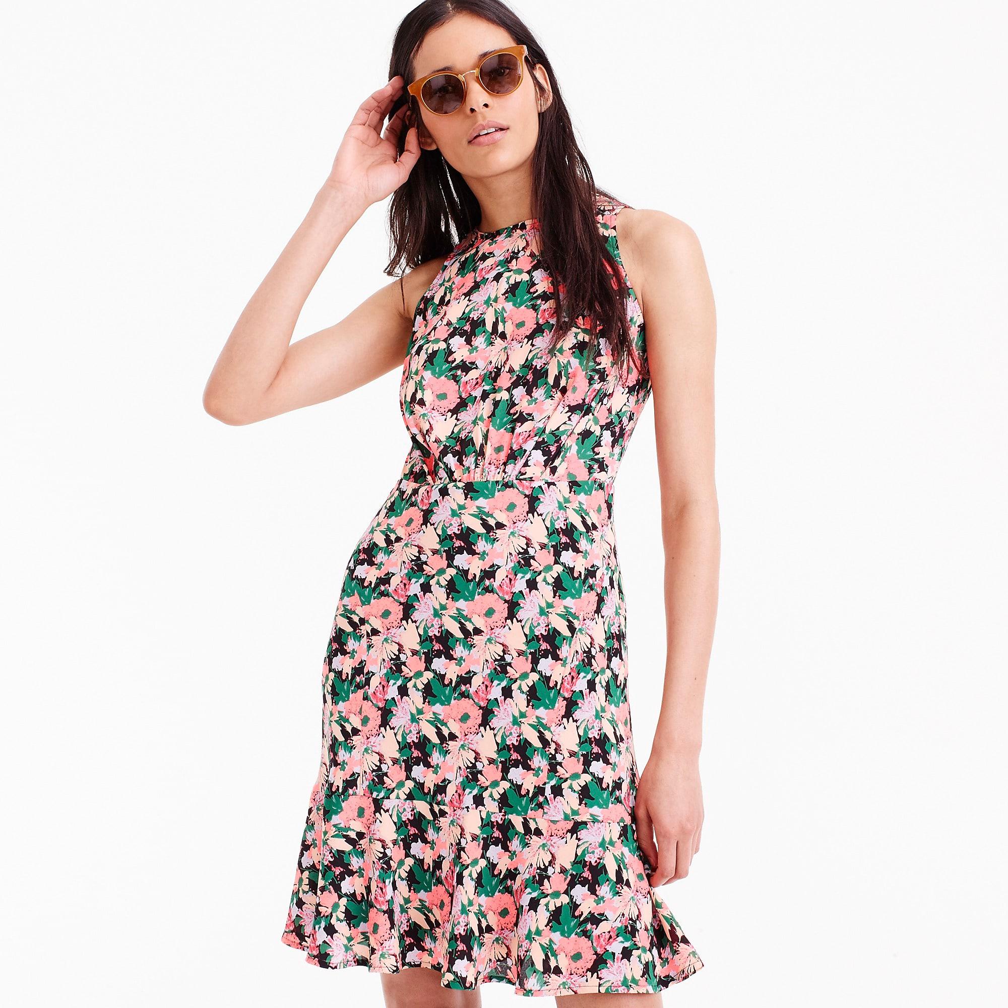 j crew flower dress