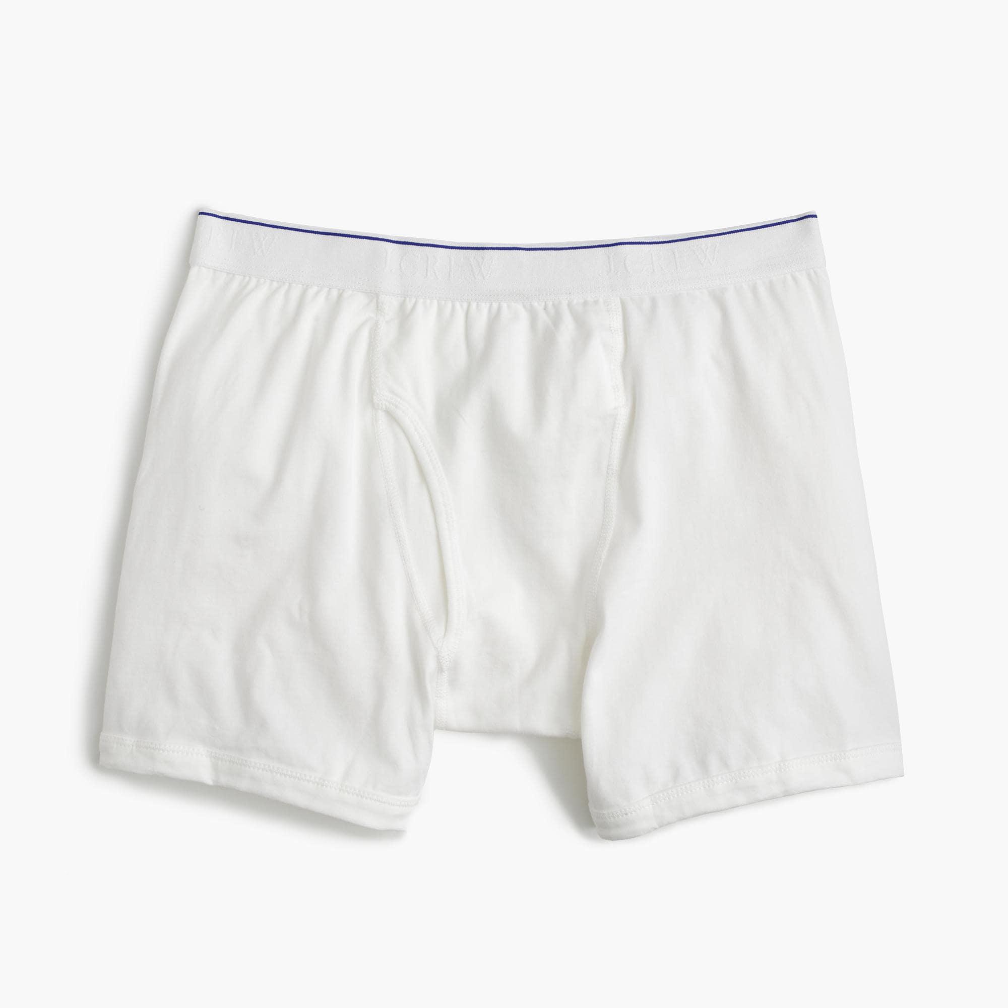 J.Crew Cotton Knit Boxer Briefs in White for Men Lyst