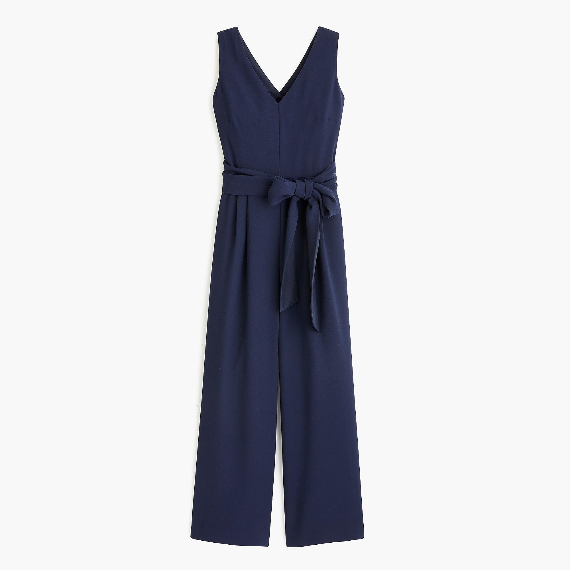 j crew wrap tie jumpsuit