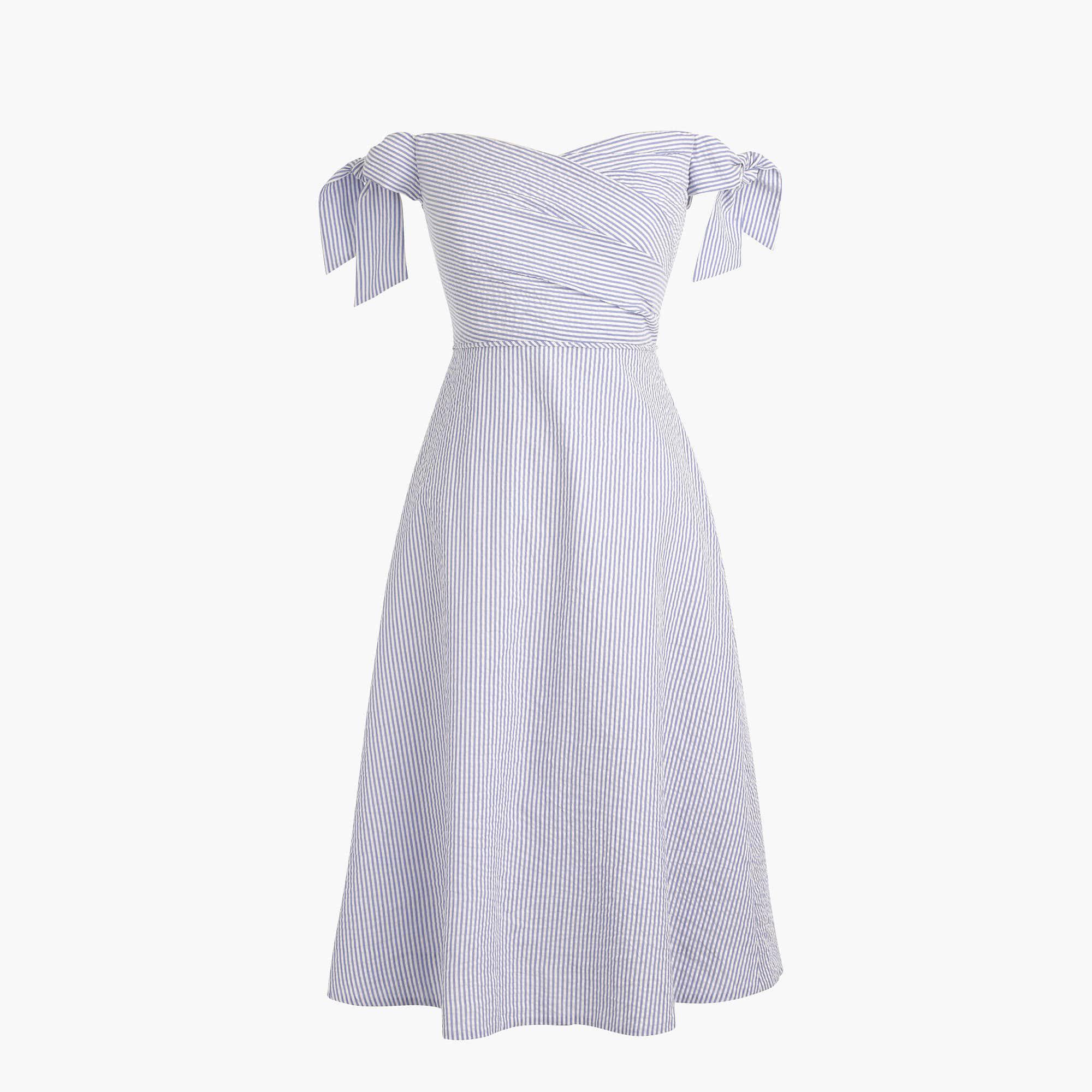 J.Crew Cotton Tall Tie-shoulder Dress 