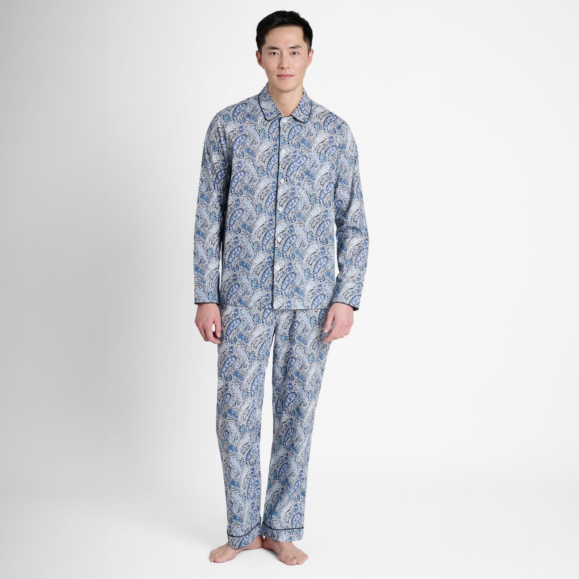 Sleepy Jones Henry Pajama Set In Jacquard in Blue for Men Lyst