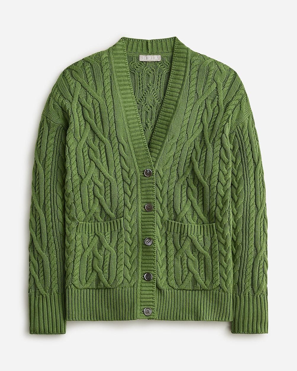 J crew knit cardigan hot sale