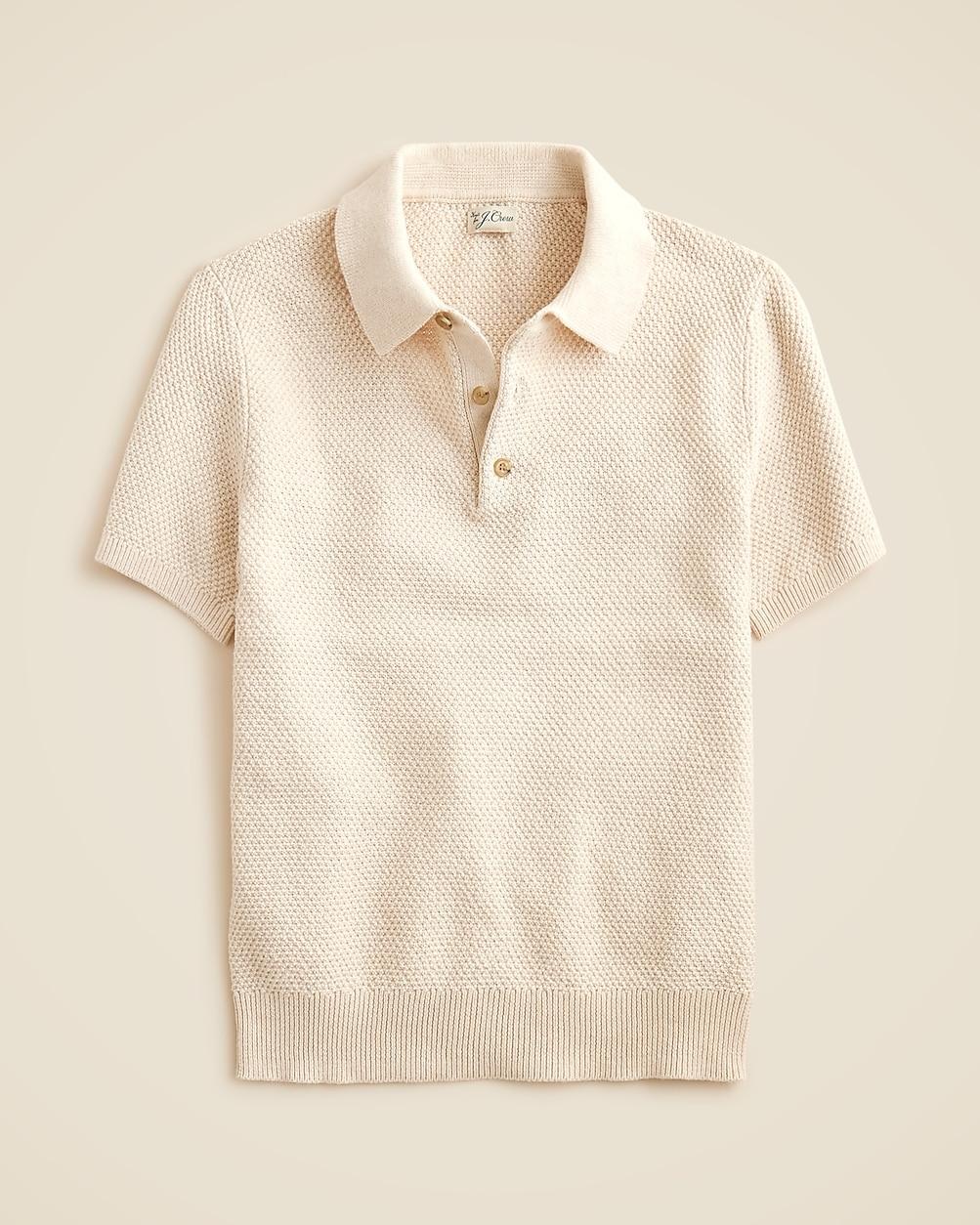 トップス Standard Seed Stitch Polo OVY kaja Standard Seed Stitch