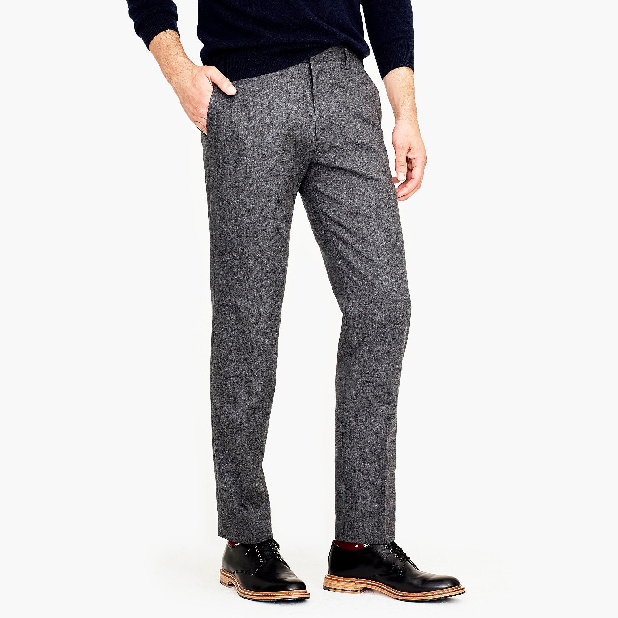 J.Crew Ludlow Slim-fit Unstructured Suit Pant In English Wool-cotton ...