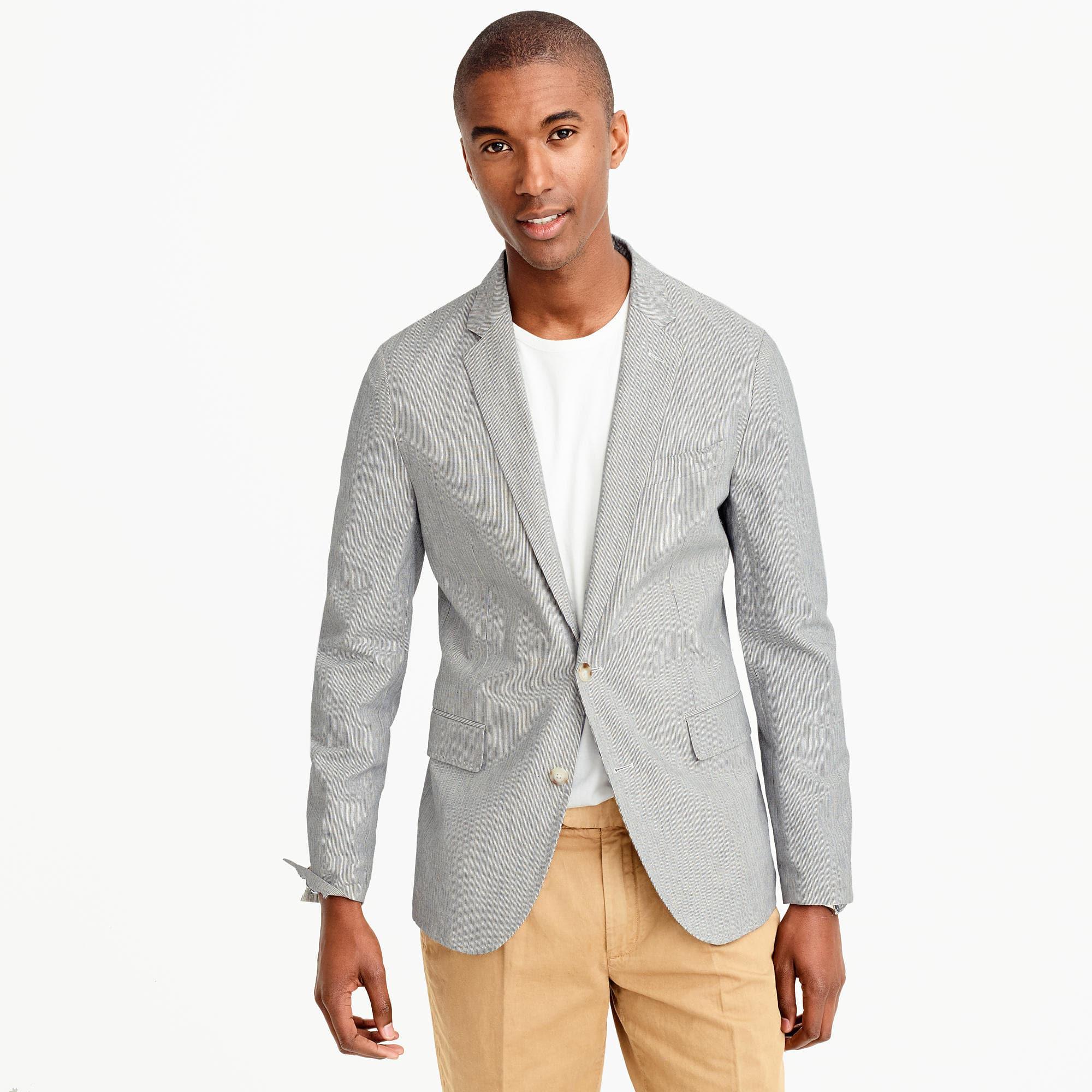 j crew unstructured suit