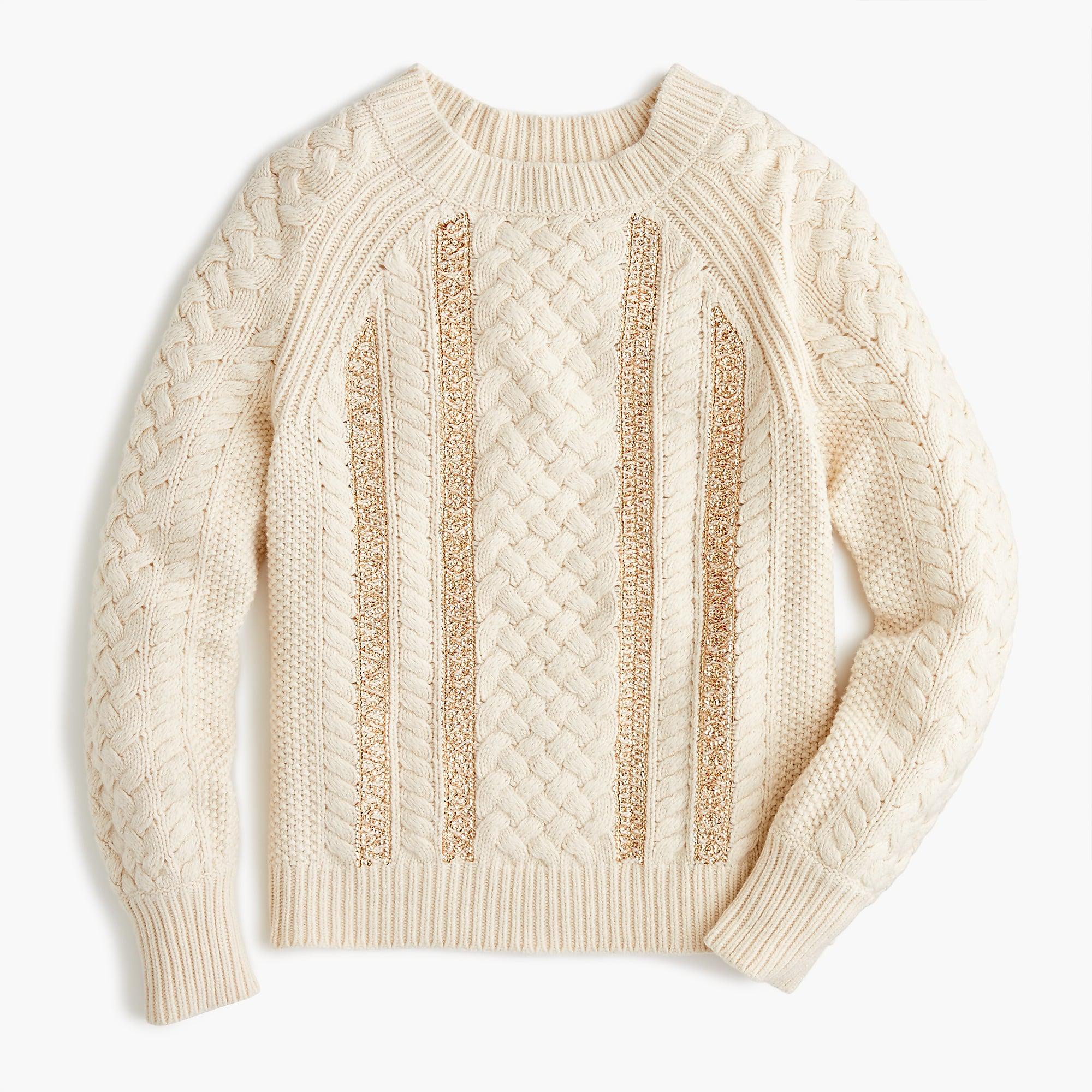 sequin knit jumper