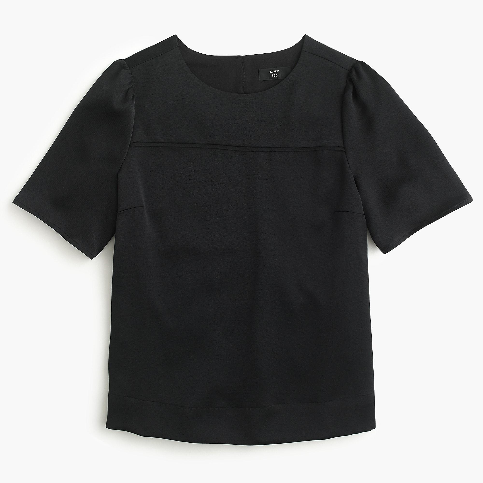 j crew hammered satin top