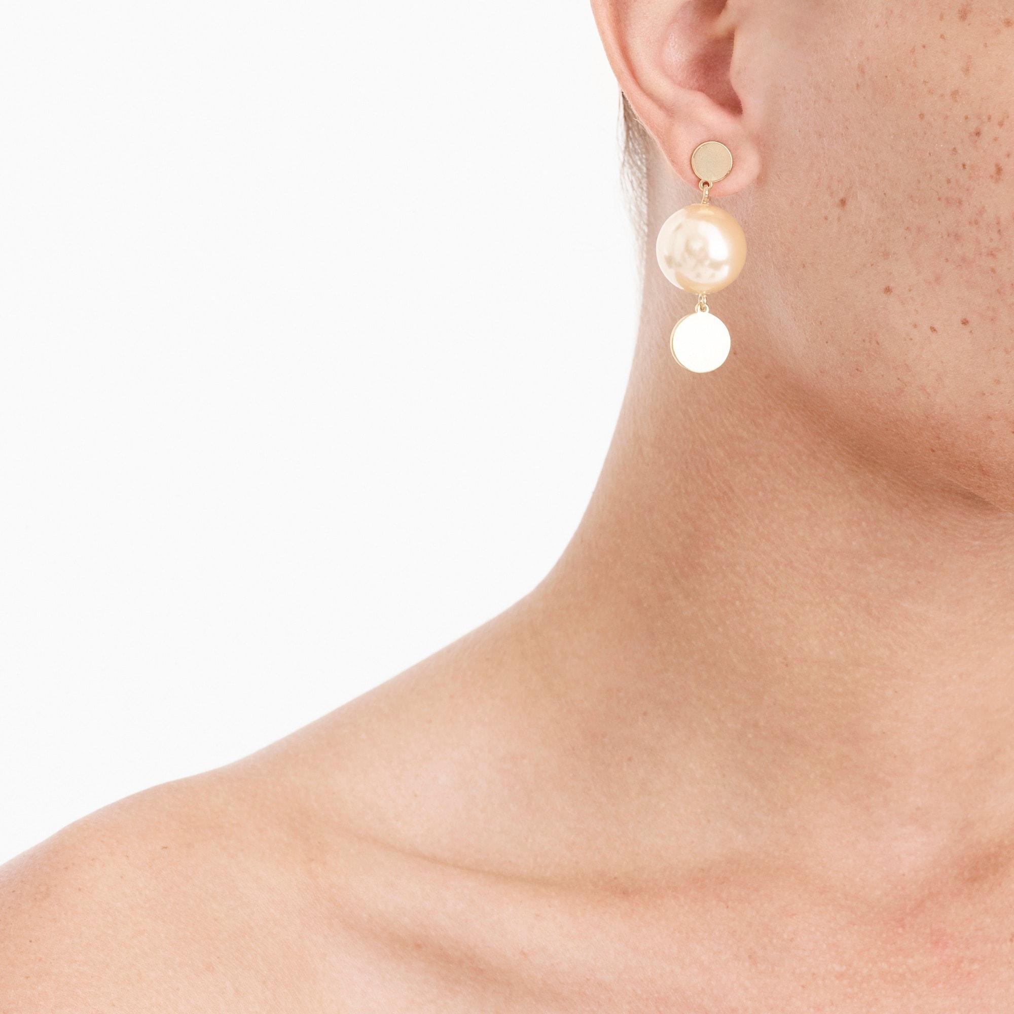 J.Crew Pearl Drop Earrings Lyst