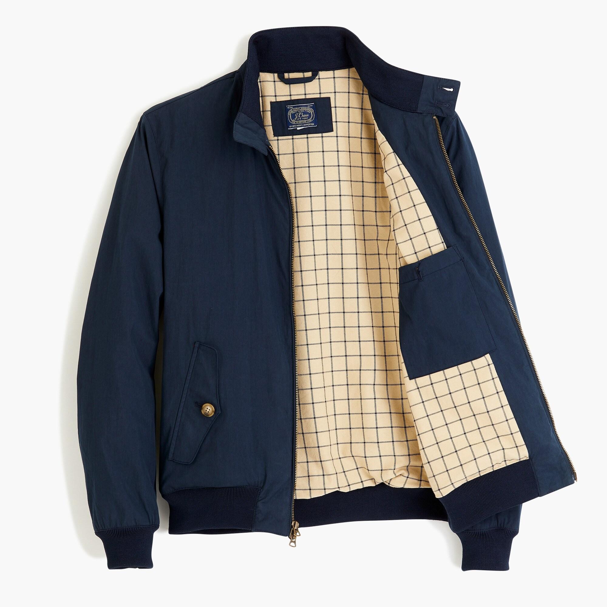 crew harrington jacket