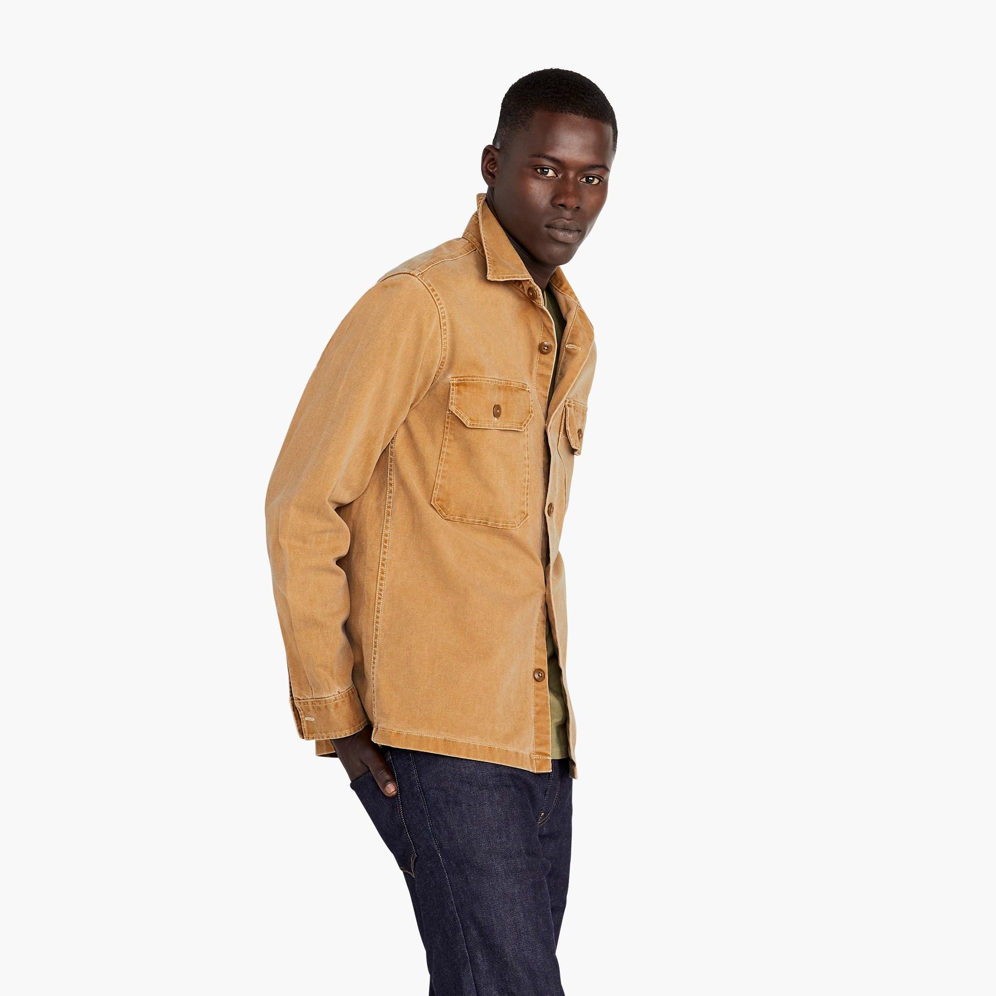 J.Crew Wallace & Barnes Shirt-jacket In Stretch Duck Canvas for Men ...