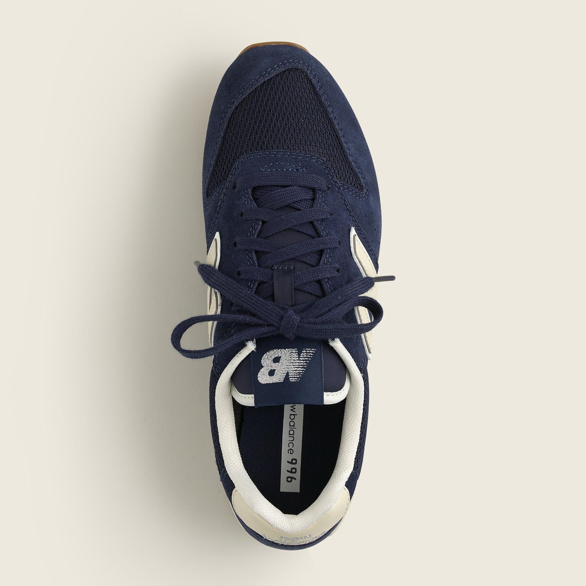 New Balance ® X J.crew 996 Sneakers In Suede in Navy/Sand (Blue) - Lyst