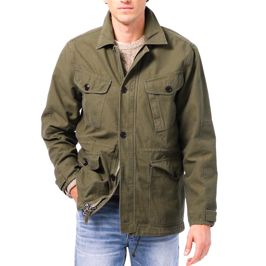 J Crew Cotton Wallace Barnes European Combat Jacket In Green For Men Lyst