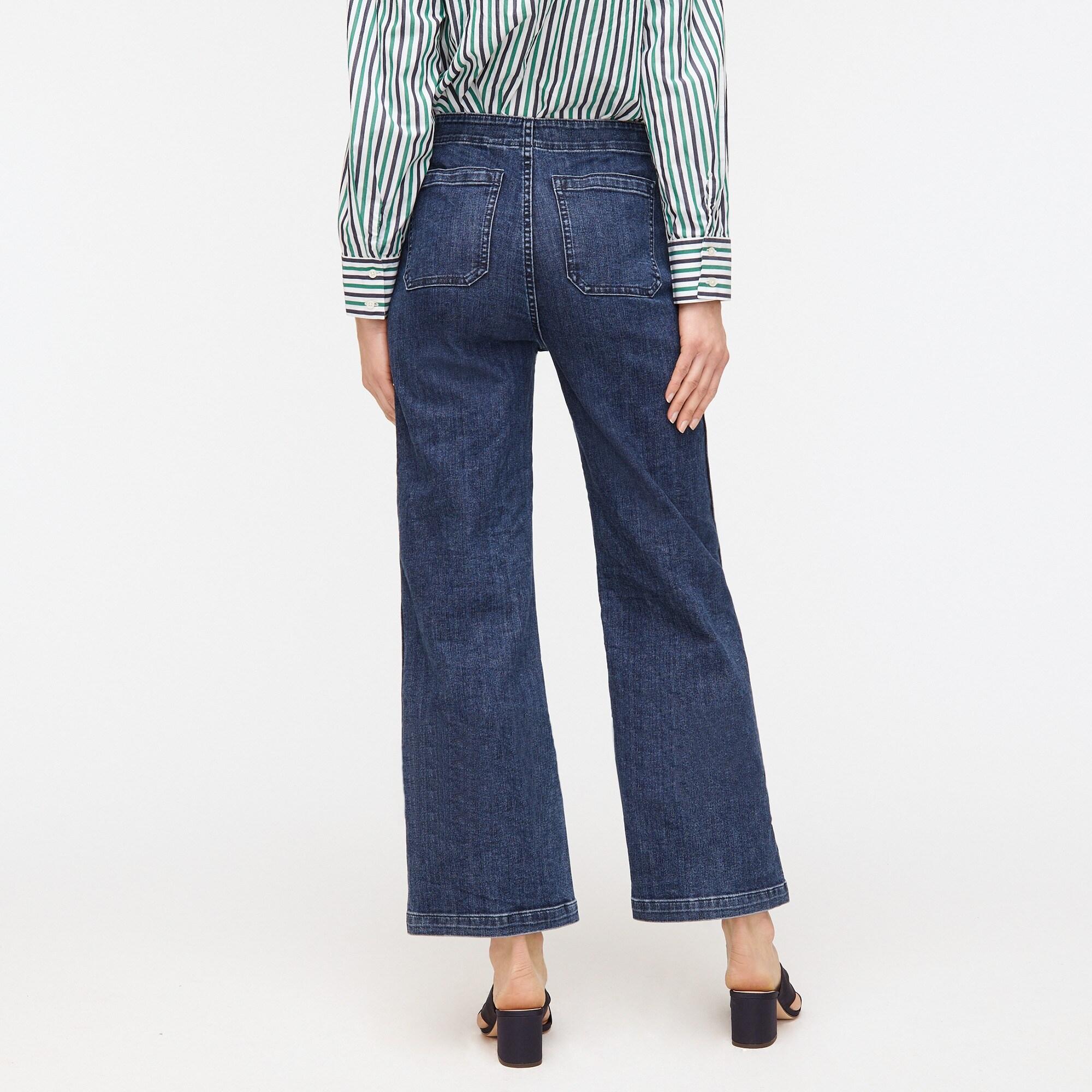 J.Crew Denim Slim Wide-leg Jean With 