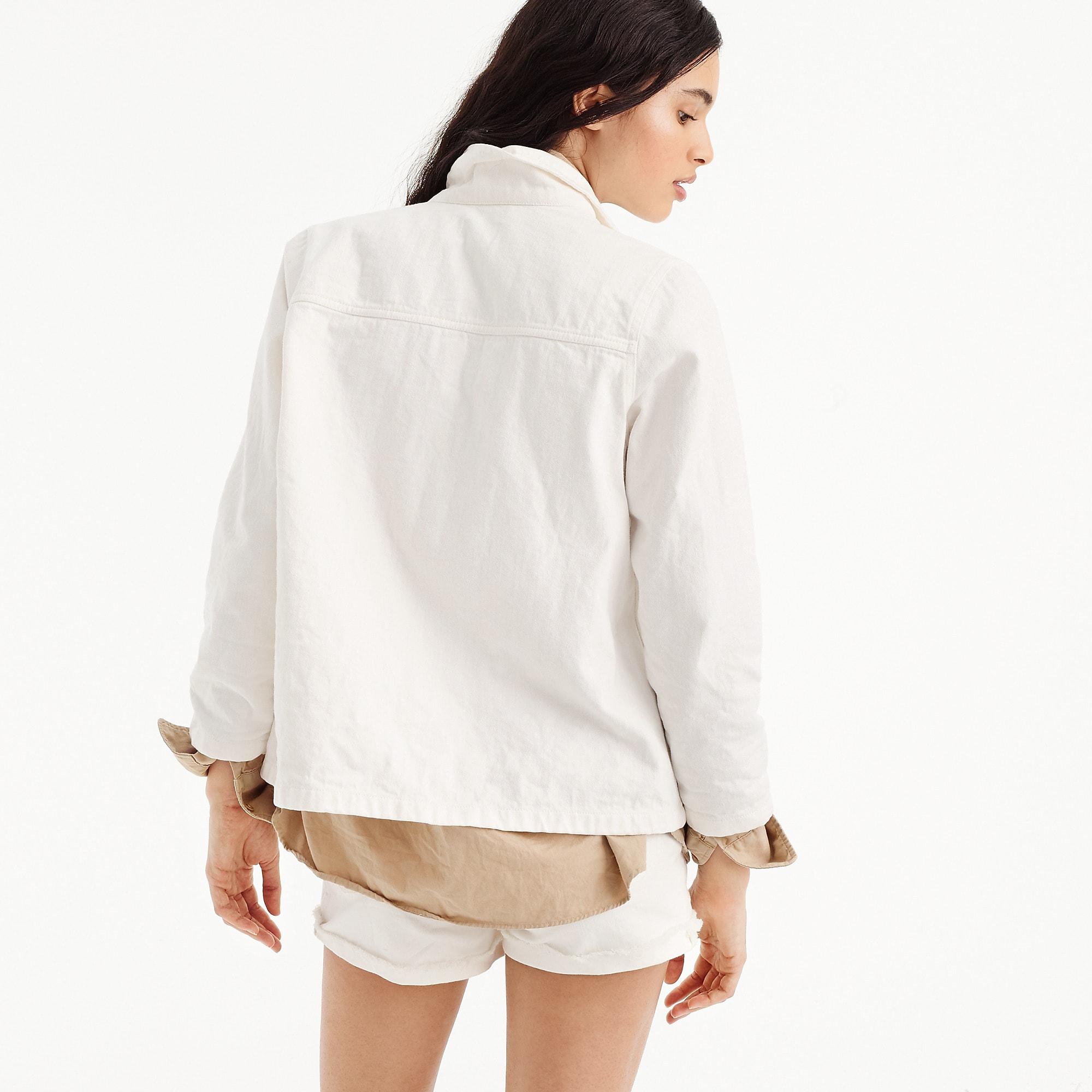 j crew white jacket