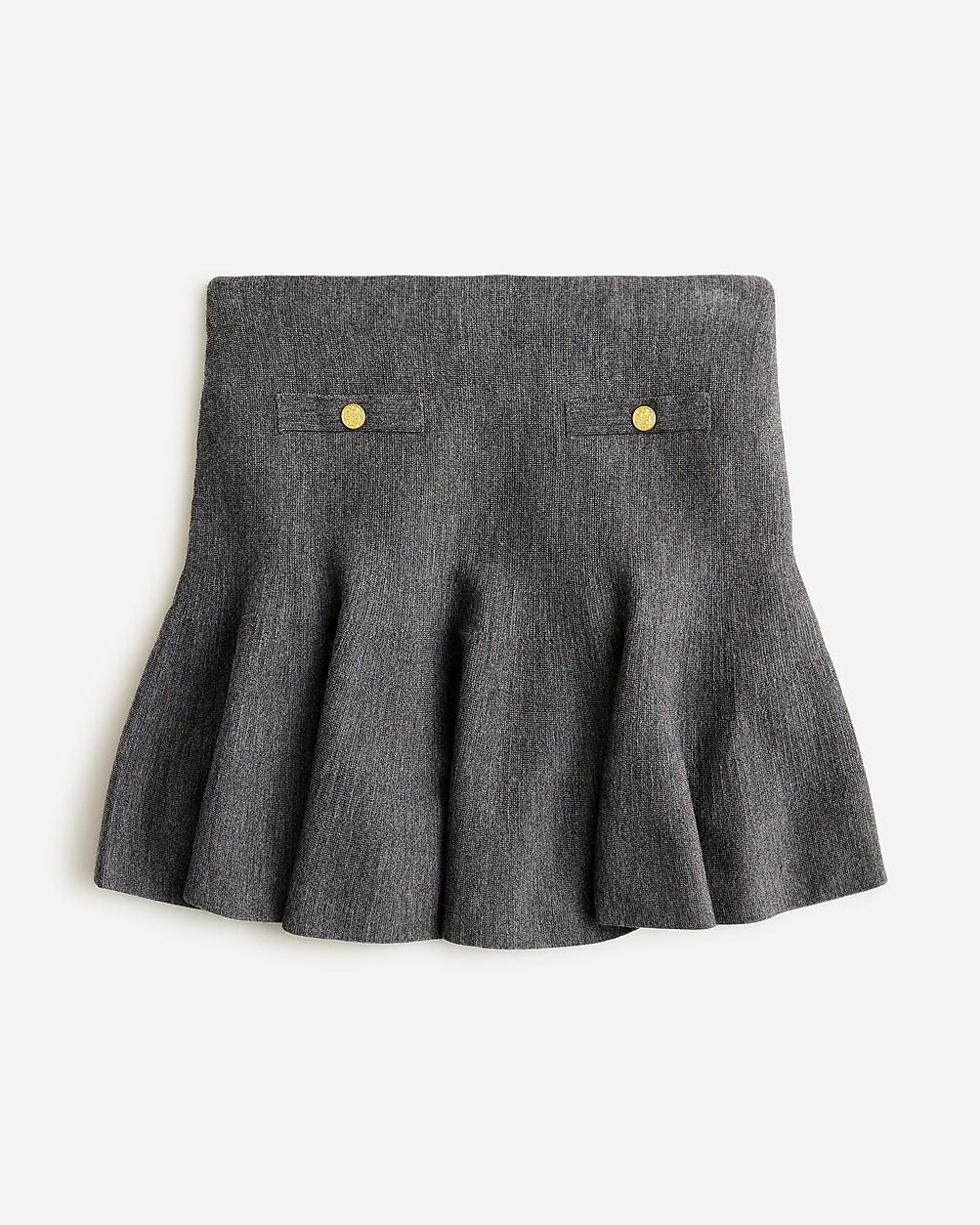 J crew tweed mini skirt 2025
