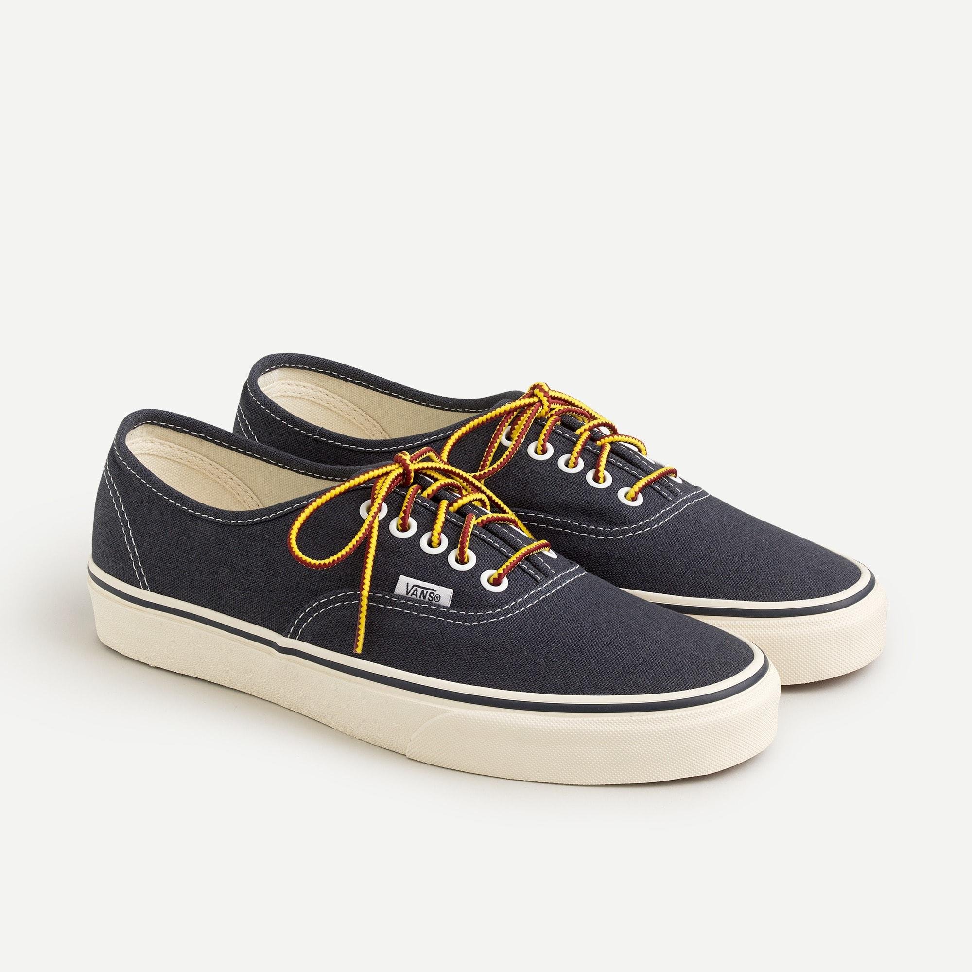 Vans ® For J.crew Washed Canvas Authentic Sneakers in Blue | Lyst