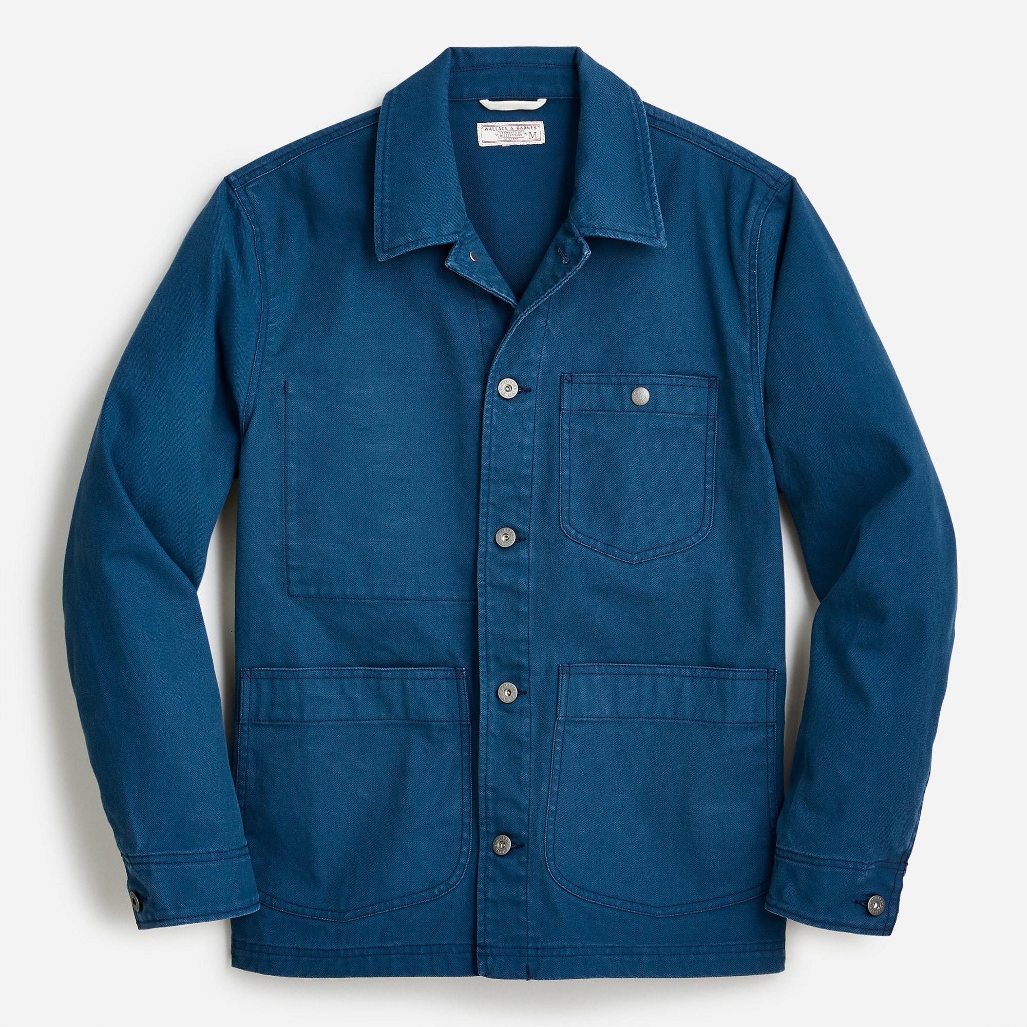 J.Crew Wallace & Barnes Duck Canvas Utility Chore Jacket in Blue for ...
