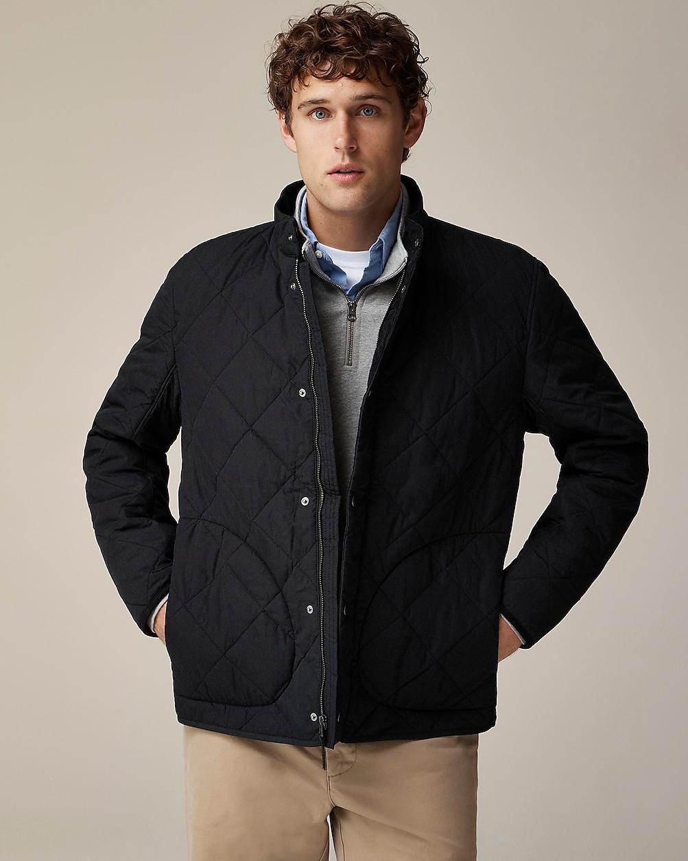 J.Crew Sussex Quilted Jacket With Primaloft in Black for Men Lyst